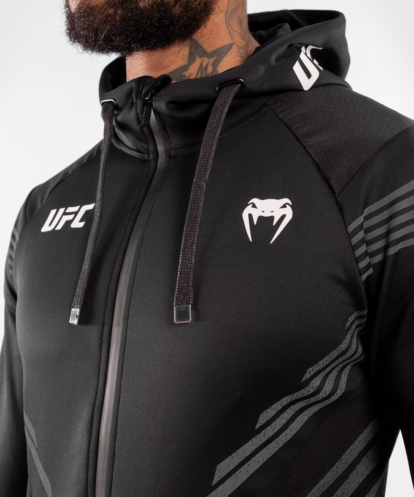 Sweatshirt à Capuche Homme UFC Venum Authentic Fight Night - Noir