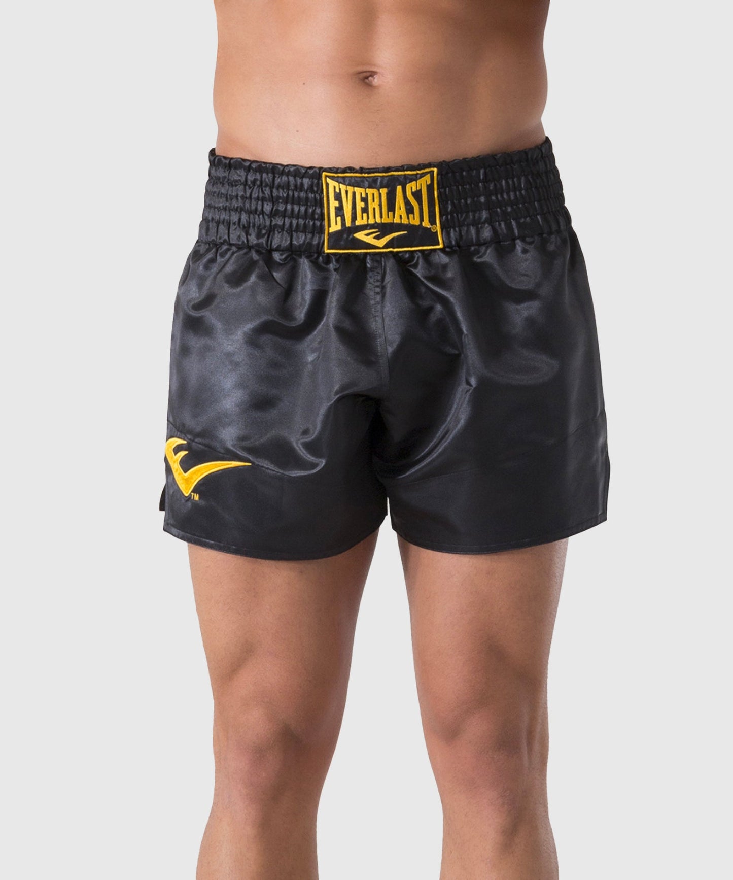 Everlast Muay Thai Shorts - Black/Gold