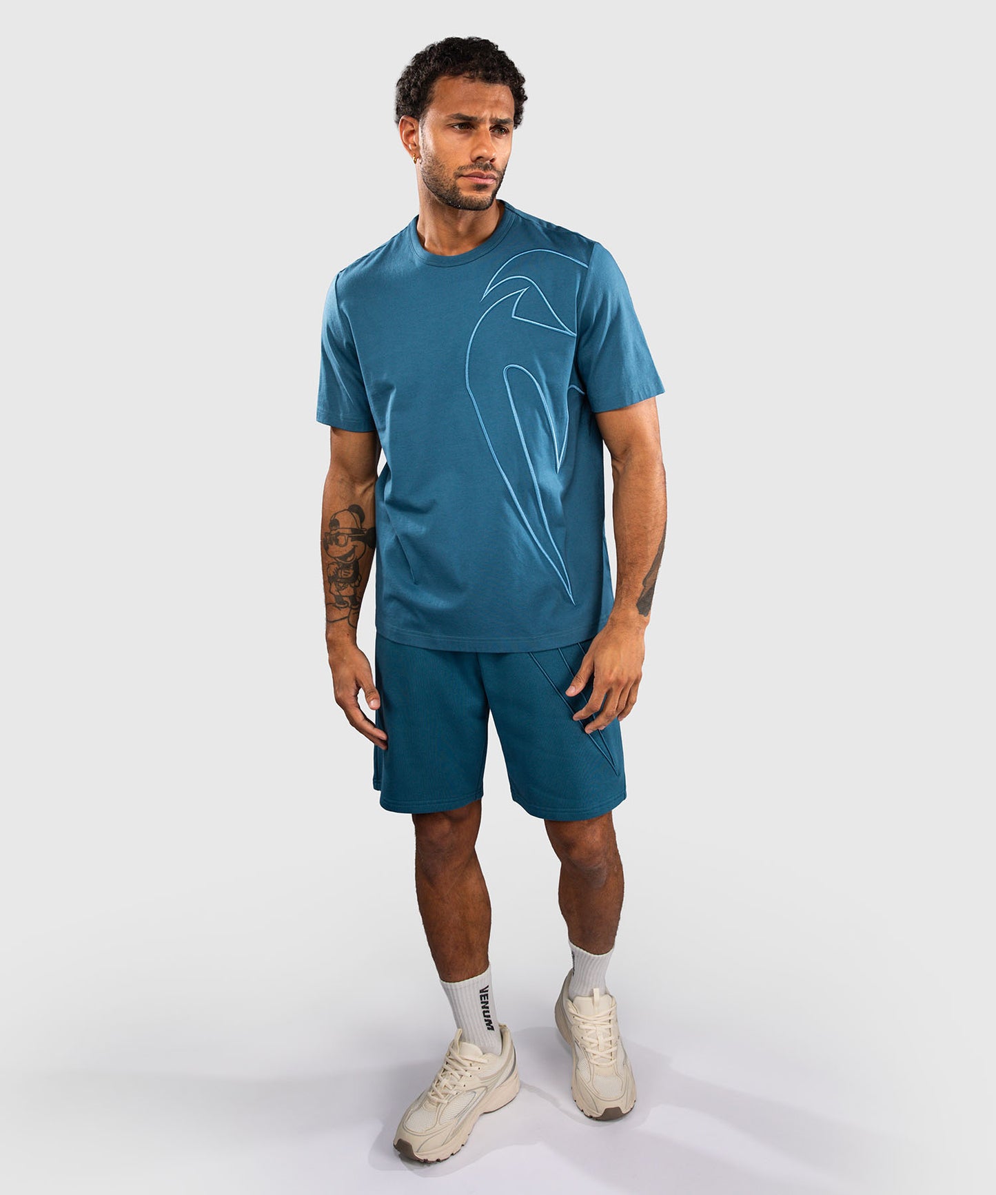 Venum Giant 3D Camiseta de Algodón - Azul Océano