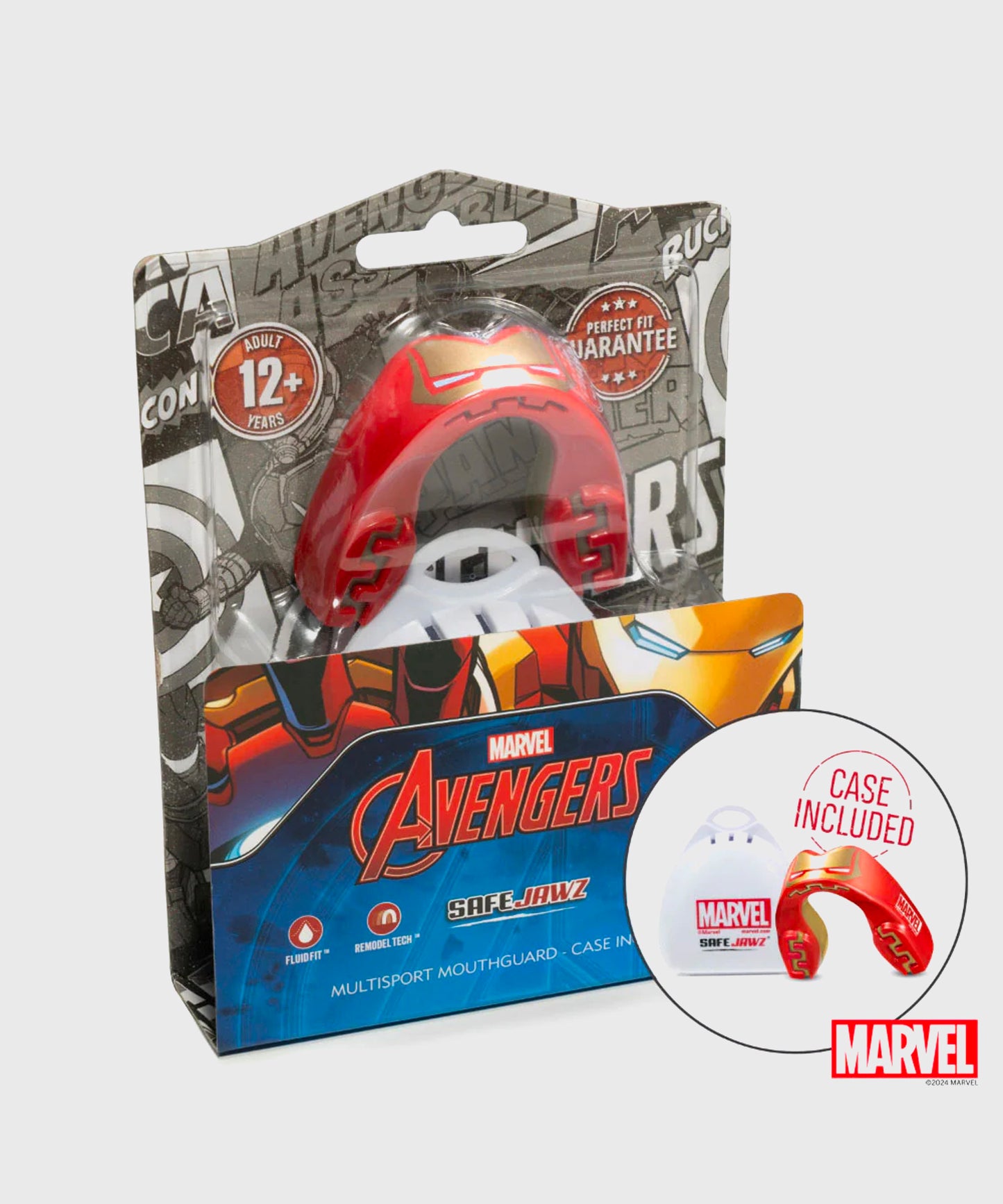 Protège-Dents Safejawz Marvel - Iron-Man - Rouge