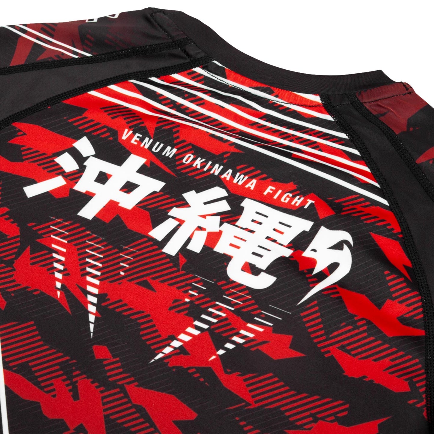 Rashguard Venum Okinawa 2.0 - Long Sleeve - Black/White/Red