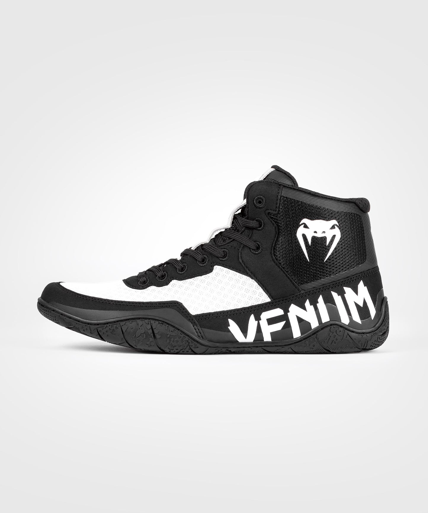 Venum Elite Wrestlingschuhe - Schwarz/Weiß