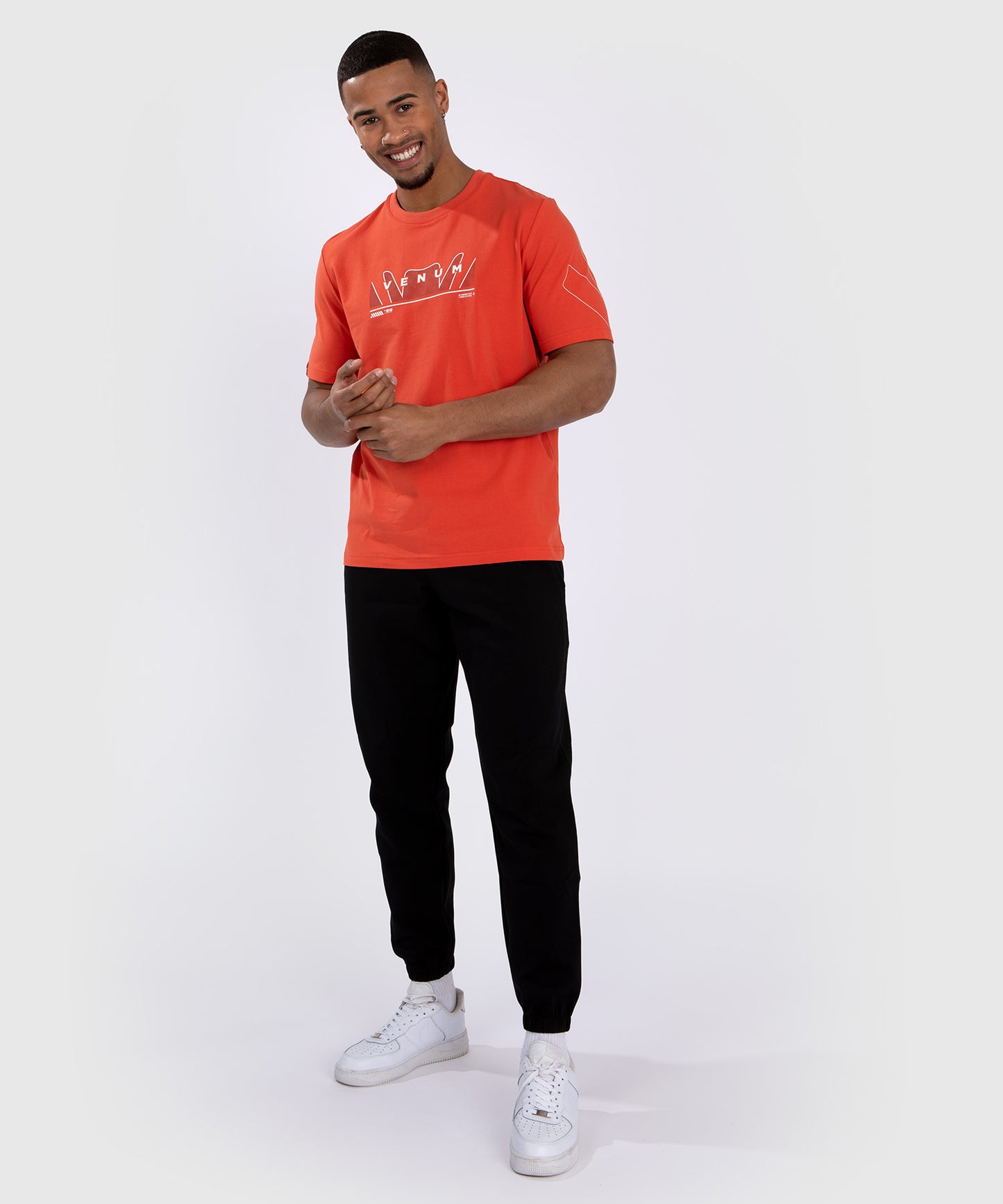 Venum Snake Print T-Shirt - Neonorange