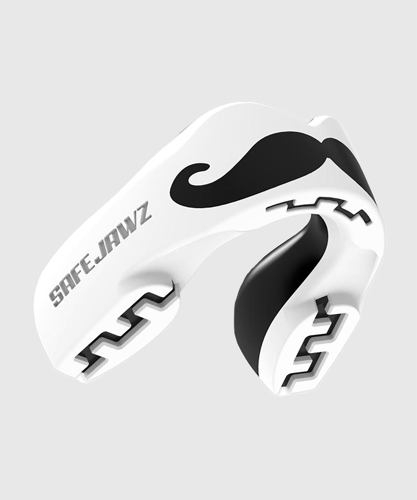 Protège-dents Safejawz Moustache - Junior - Blanc/Noir