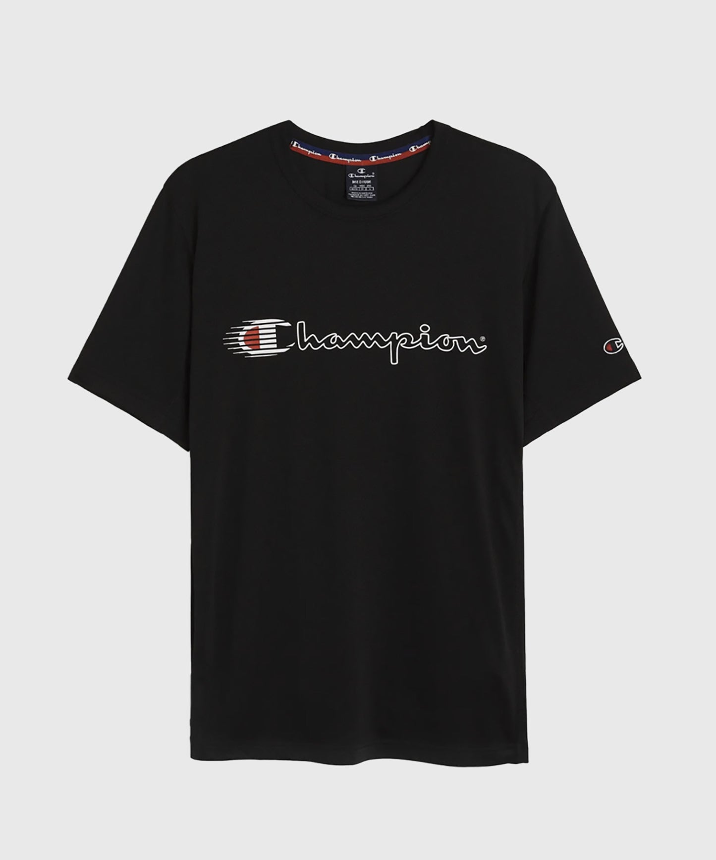 T-Shirt Champion Sportif En Mesh - Noir