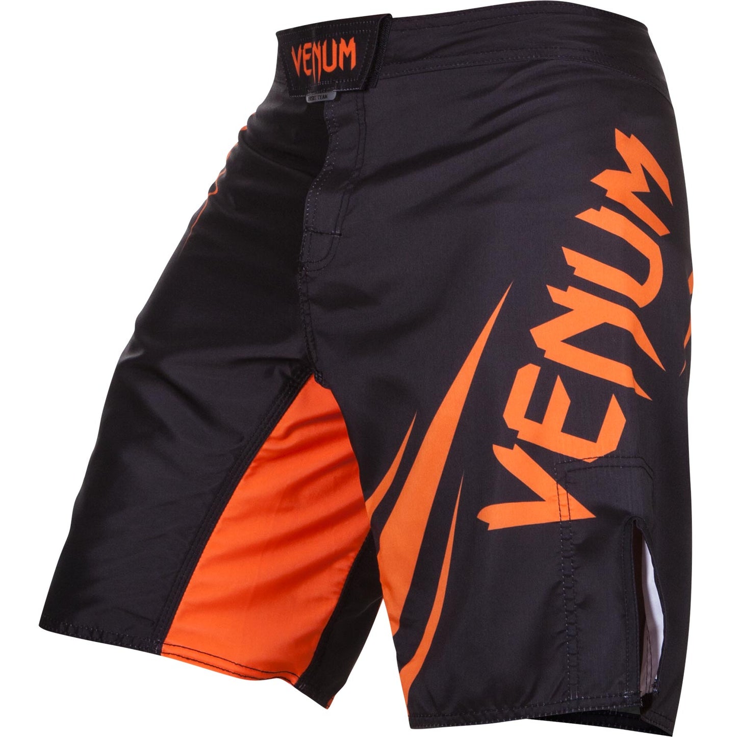 Fightshort Venum Challenger - Black/Orange Fluo
