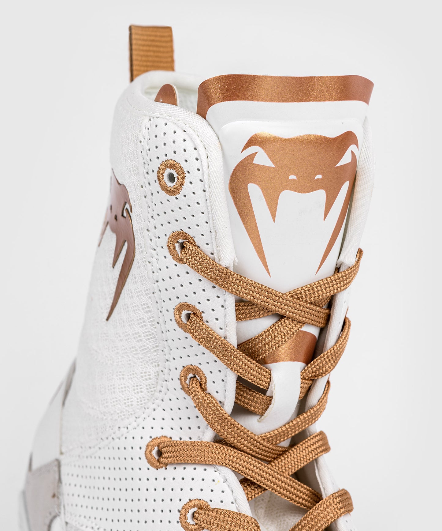 Chaussures de Boxe Venum Elite - Blanc/Or