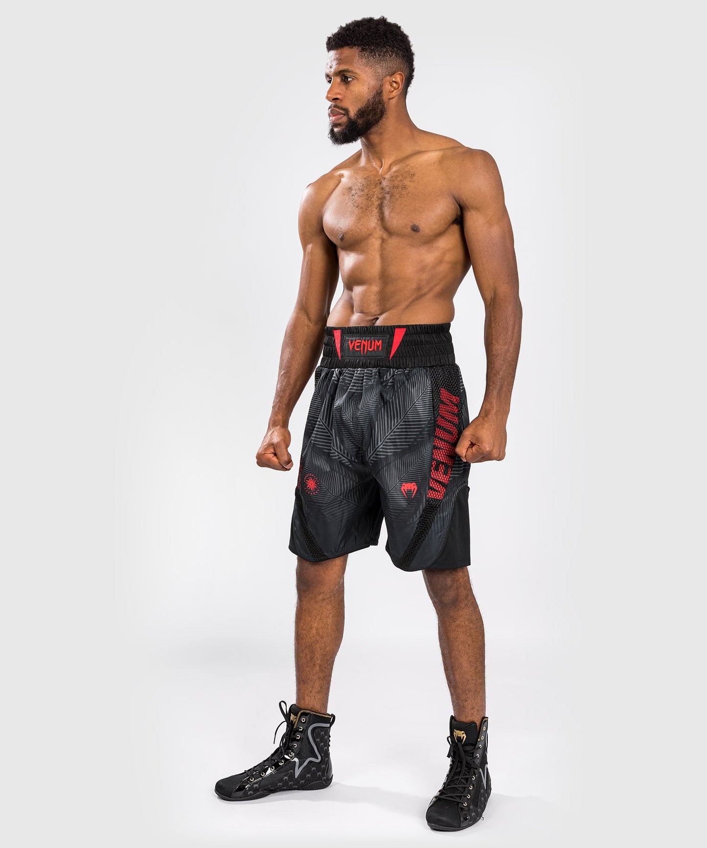 Short de Boxe Venum Phantom - Noir/Rouge