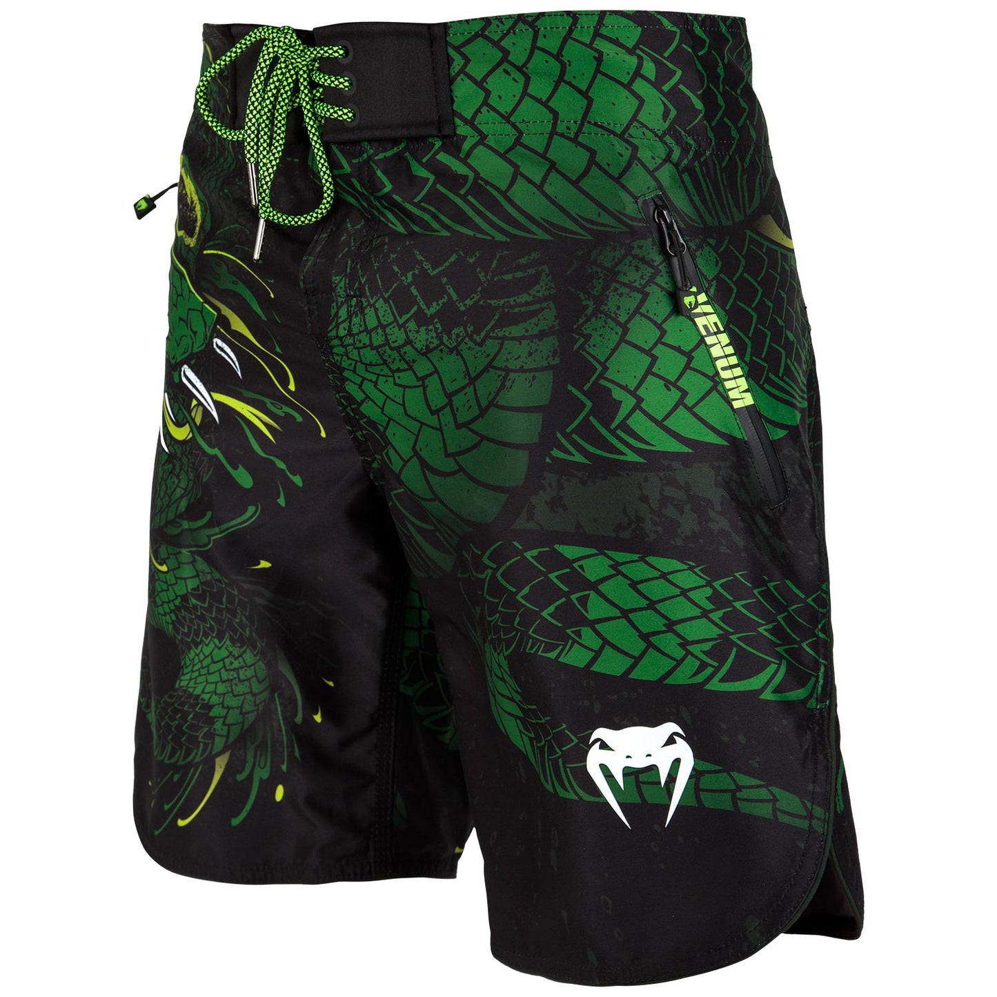 Venum Green Viper Boardshorts - Black/Green