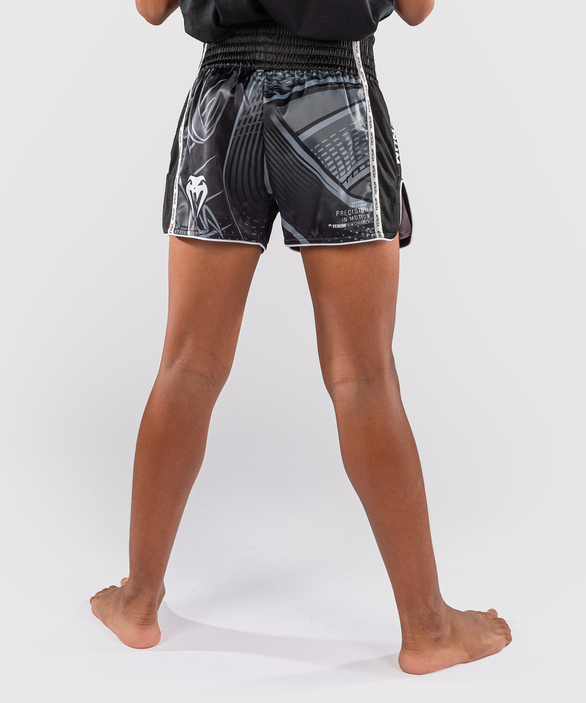 Venum Crimson Viper 2.0 Pantalón corto de Muay Thai para niño - Negro/Gris