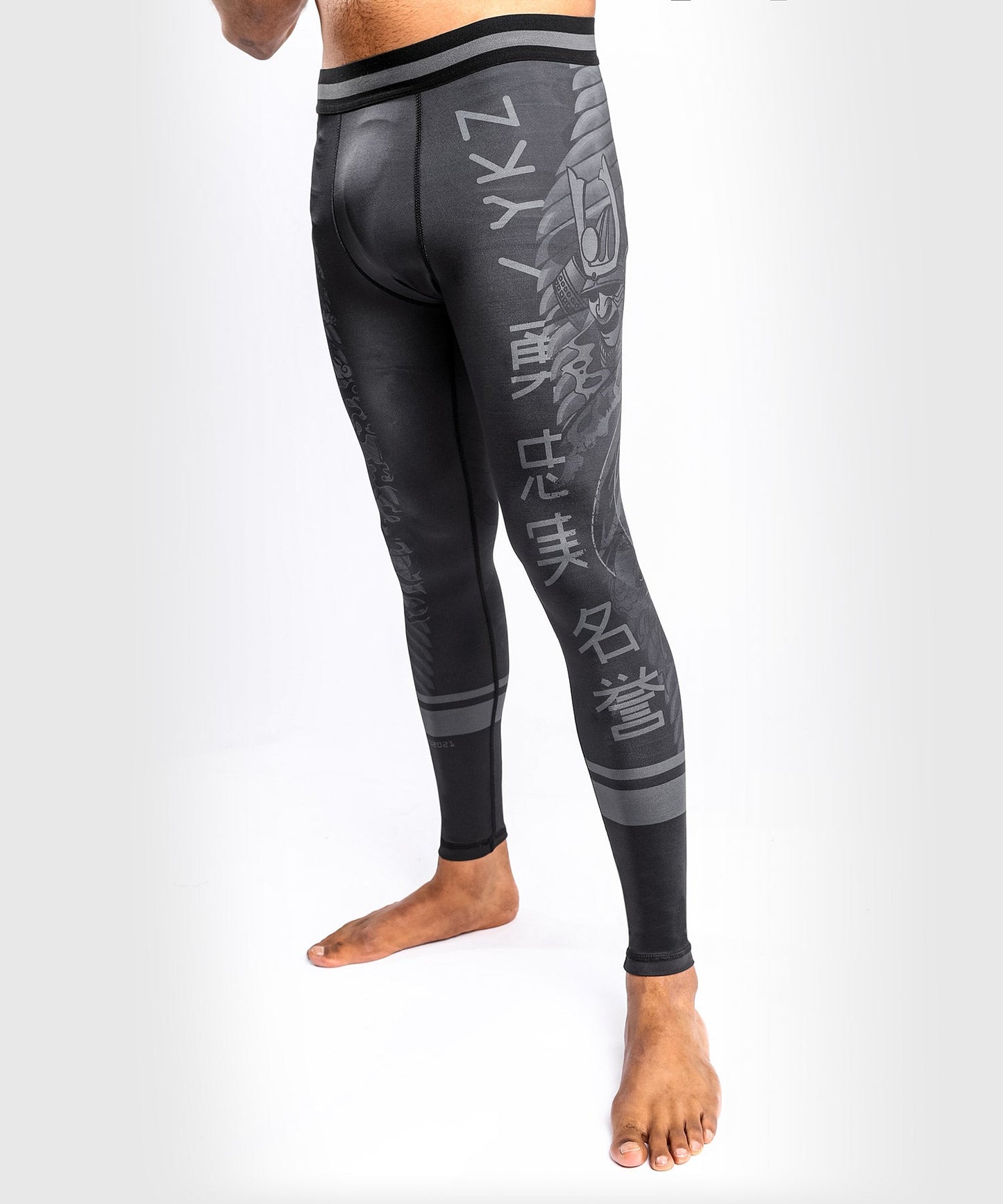 Venum YKZ21 Compression Pants - Black/Black