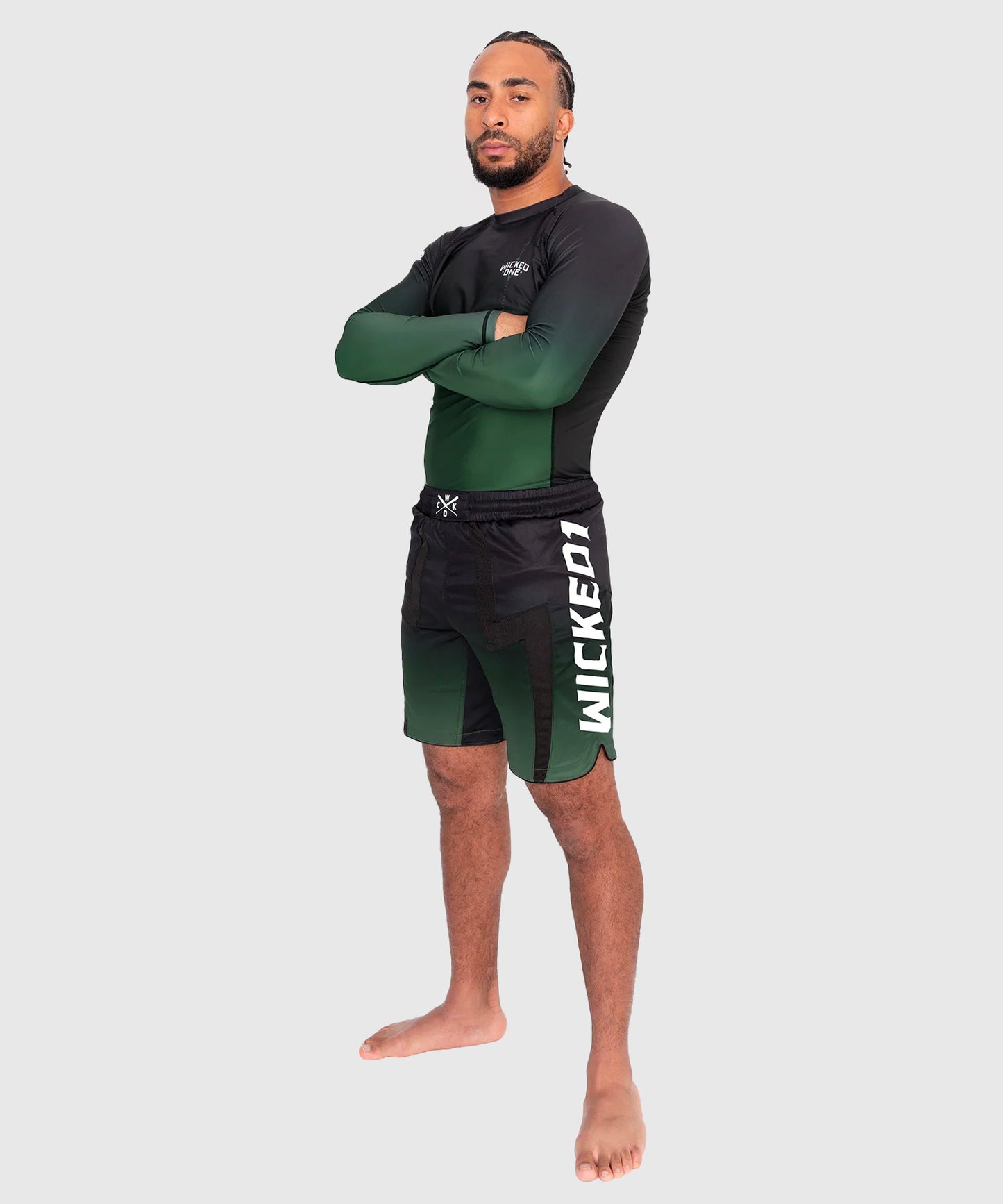 Rashguard À Manches Longues Wicked One Ghost - Noir/Kaki