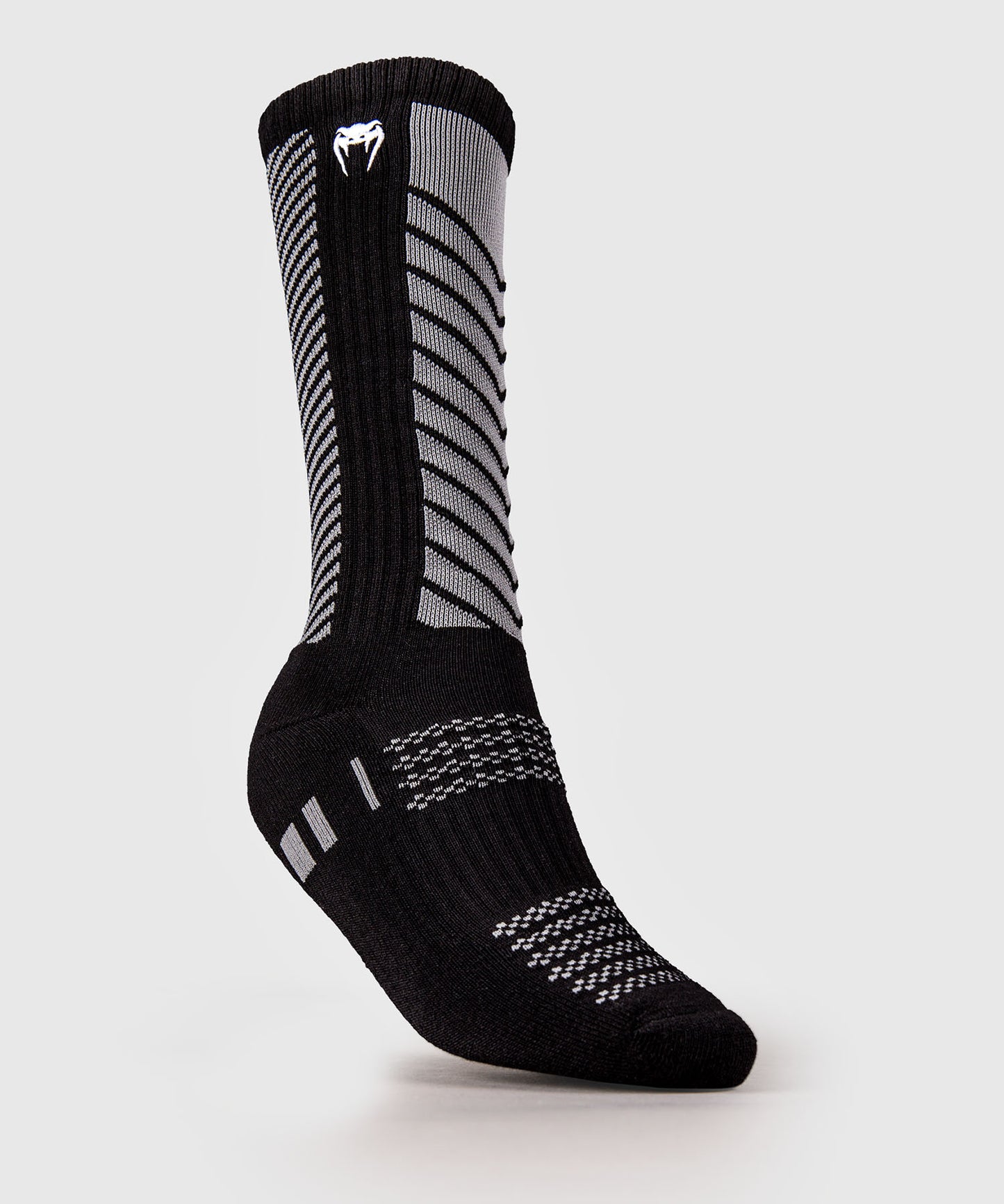 Venum Vector Calcetines Hasta la Rodilla - Negro/Gris