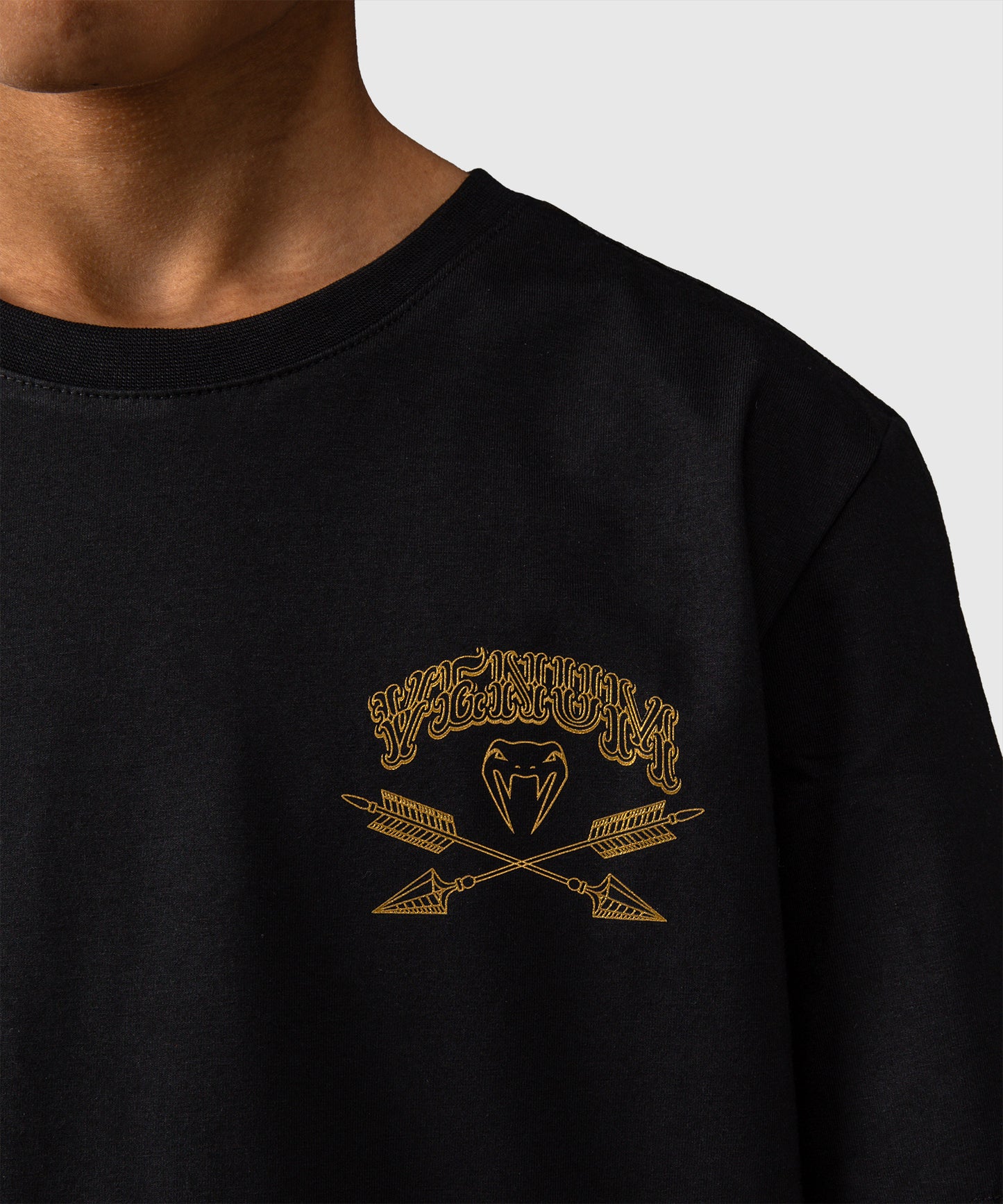 Venum Wolf Atak Camiseta Para Niños – Negro/Gris