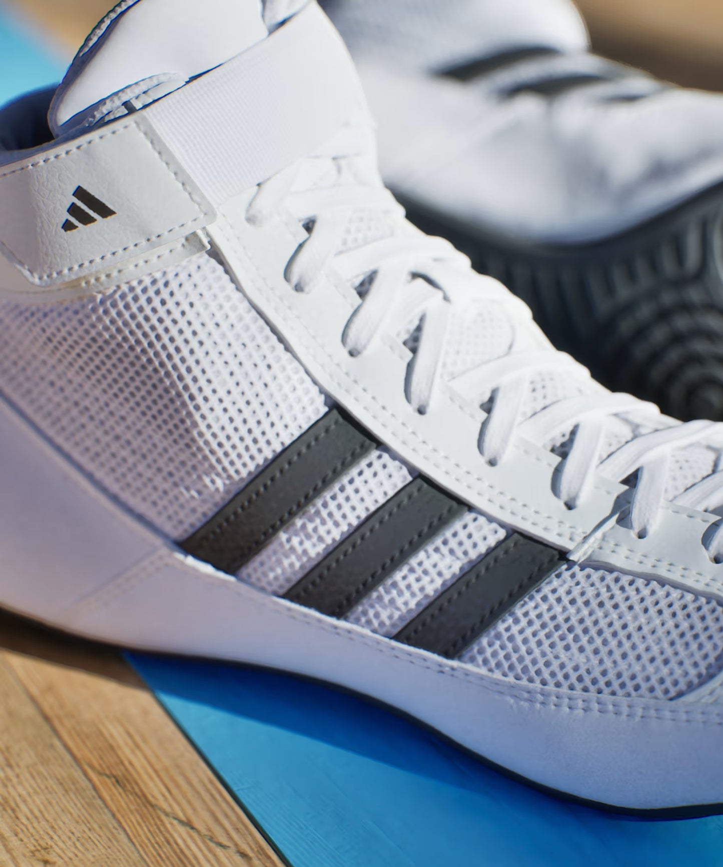 Adidas Havoc Wrestling Shoes - White/Black