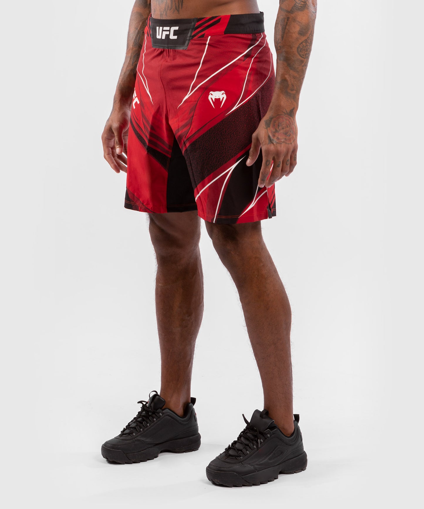 Fightshort Homme UFC Venum Authentic Fight Night - Coupe Longue - Rouge