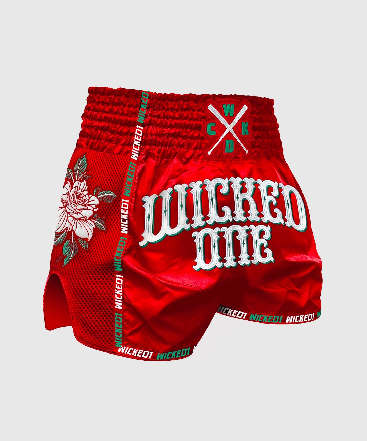 Wicked One Bandido Pantalones de Muay Thai - Rojo