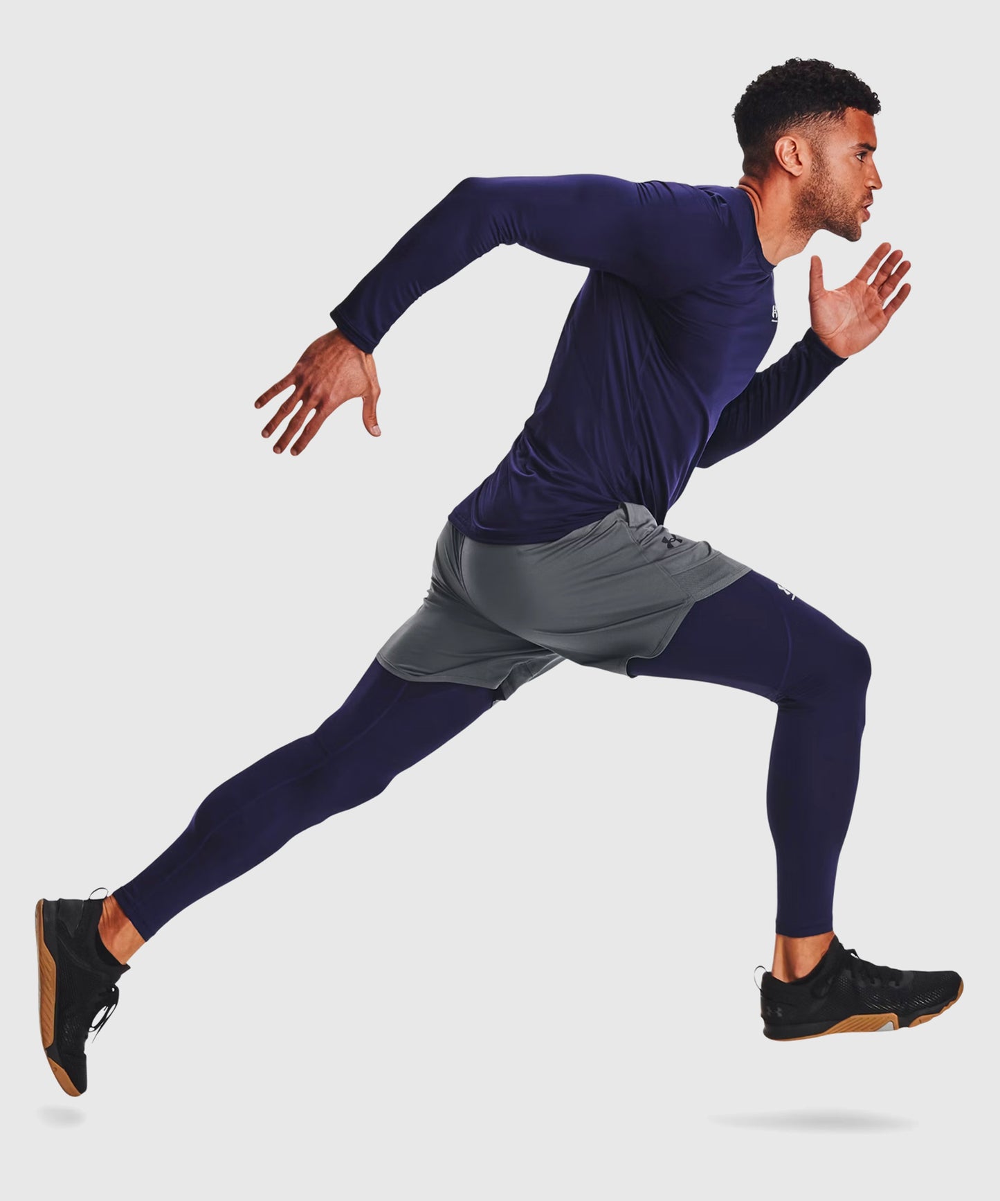 Pantalon De Compression Under Armour Coldgear - Bleu Marine