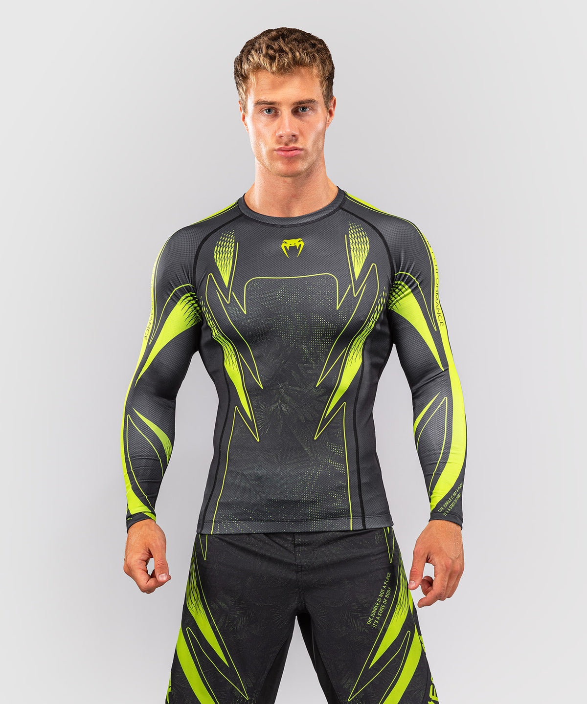 Venum Amazonia Reborn Maglia a compressione a maniche lunghe - Nero/Verde