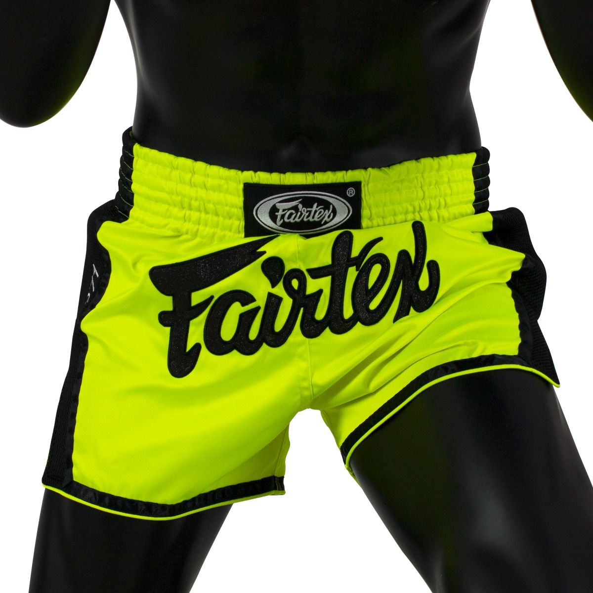 Short de boxe thaï Fairtex - Jaune Fluo