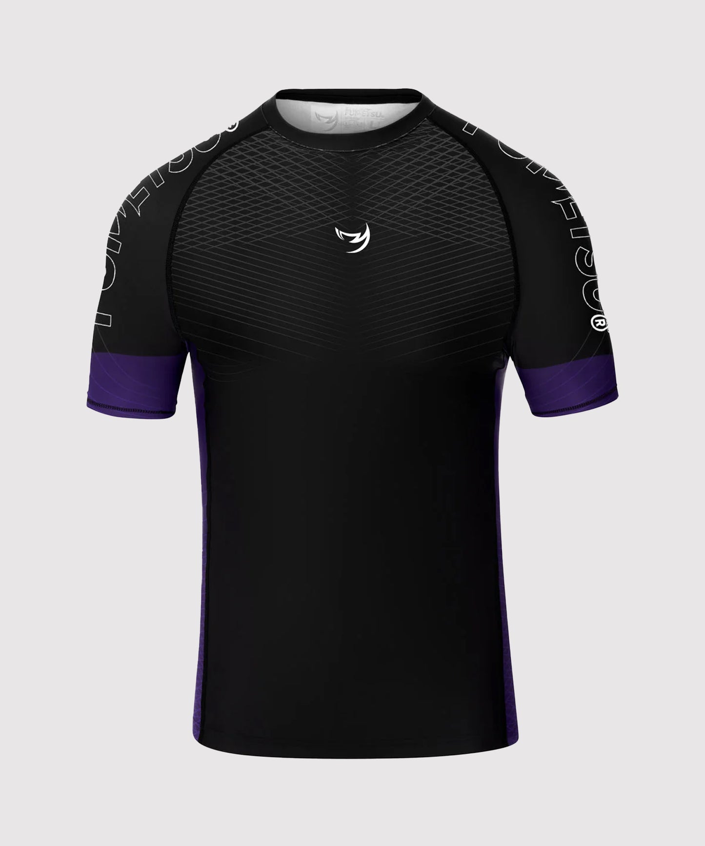 Fumetsu Competitor Mk2 Short Sleeve Rashguard - Black/Purple
