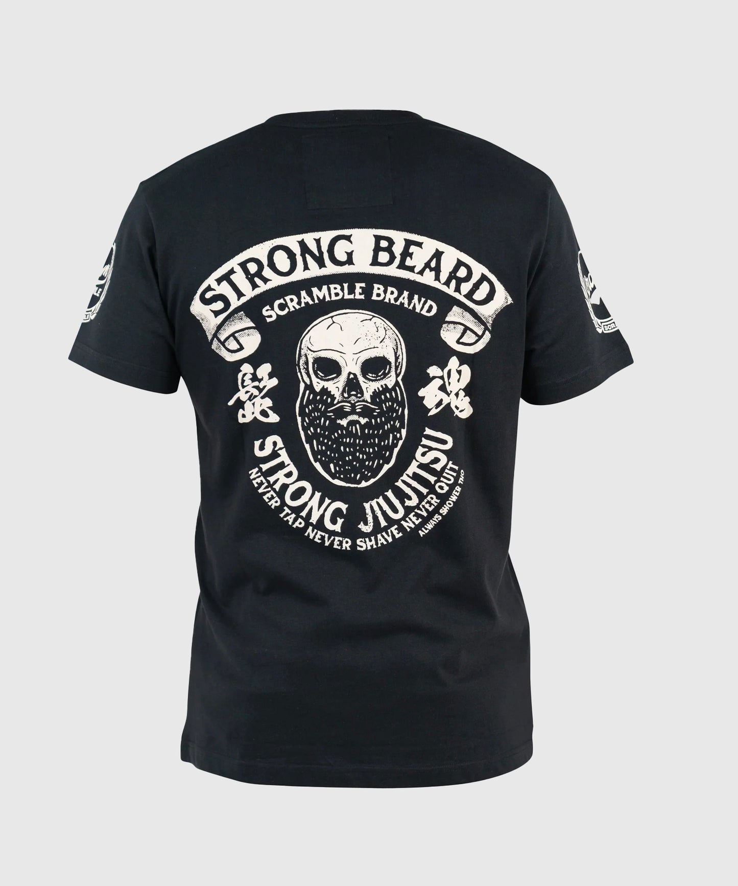 T-Shirt Scramble Strong Beard - Schwarz