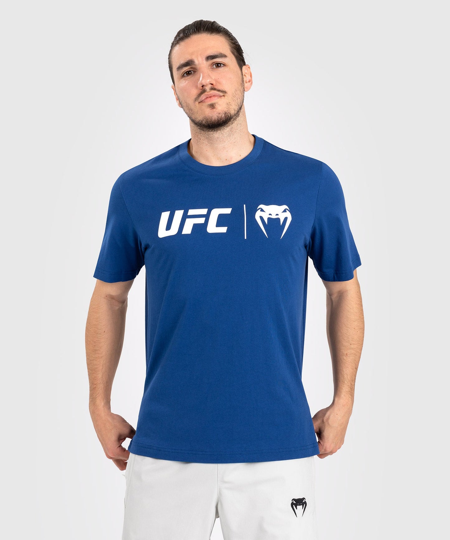 T-Shirt UFC Venum Classic - Bleu marine/blanc