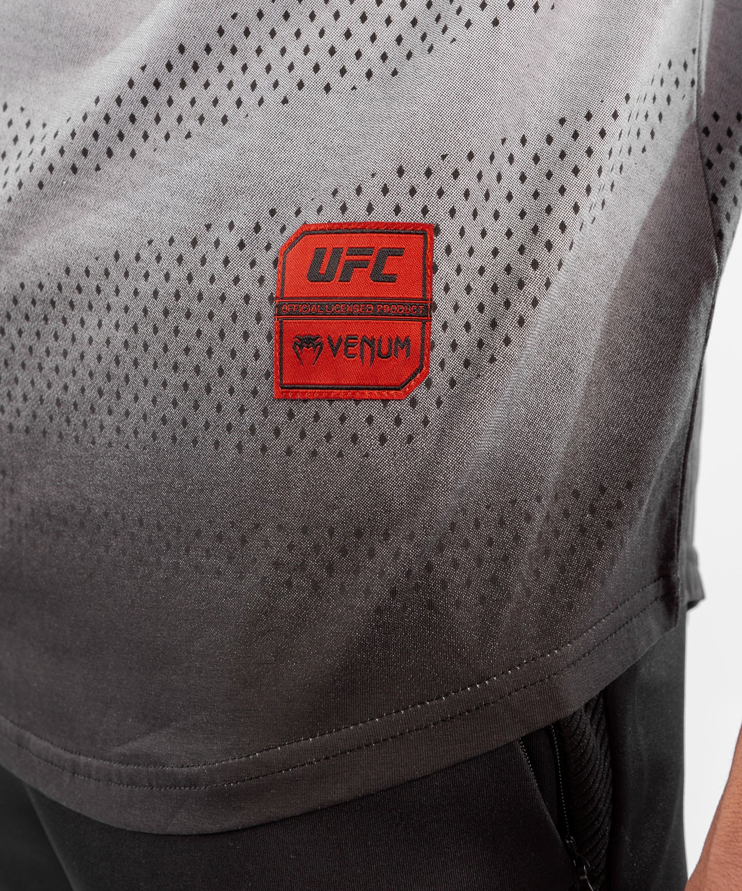 T-shirt Manches Courtes en Coton Homme UFC Venum Authentic Fight Week - Blanc
