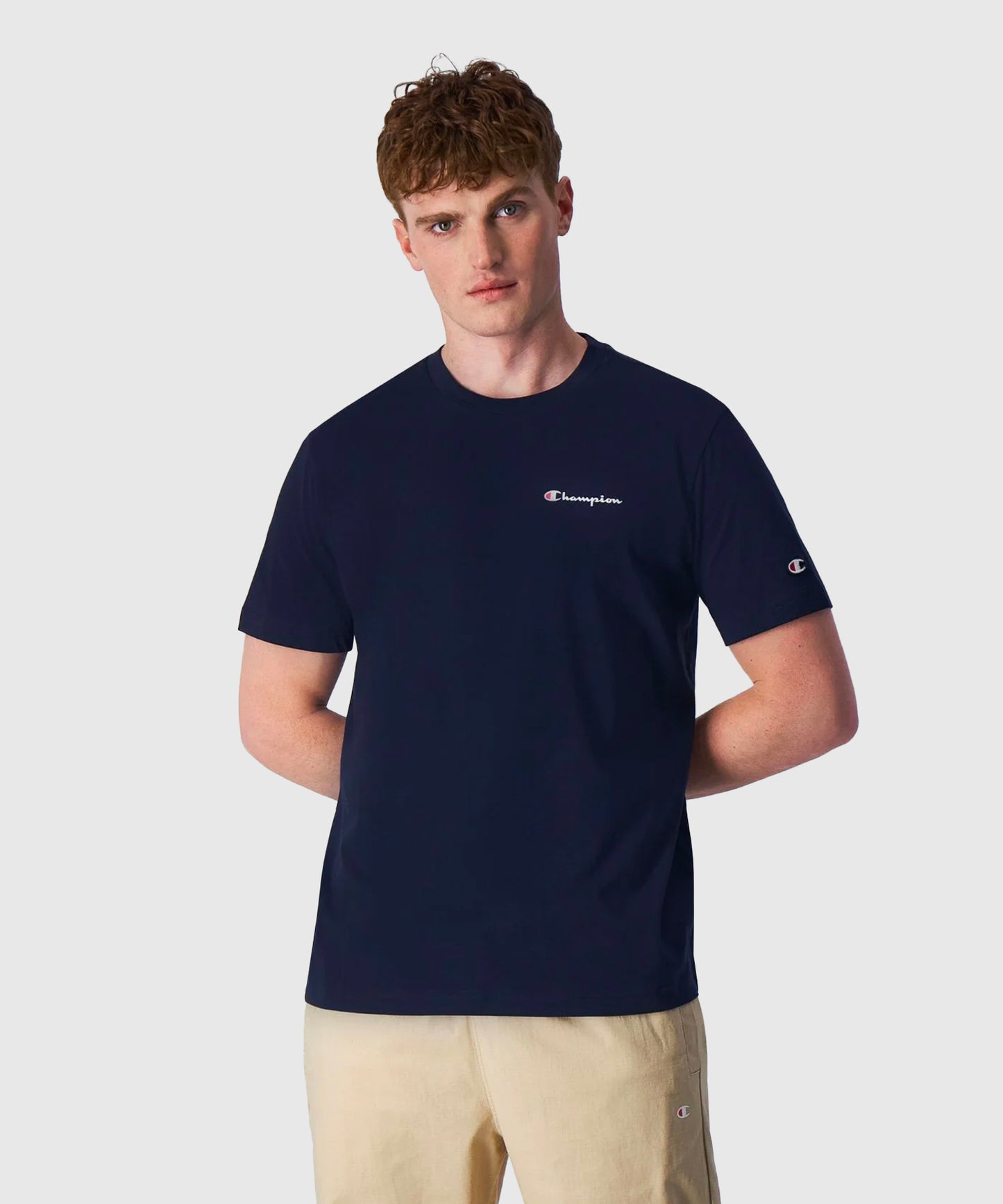 T-Shirt Champion Legacy Petit Logo - Bleu Marine
