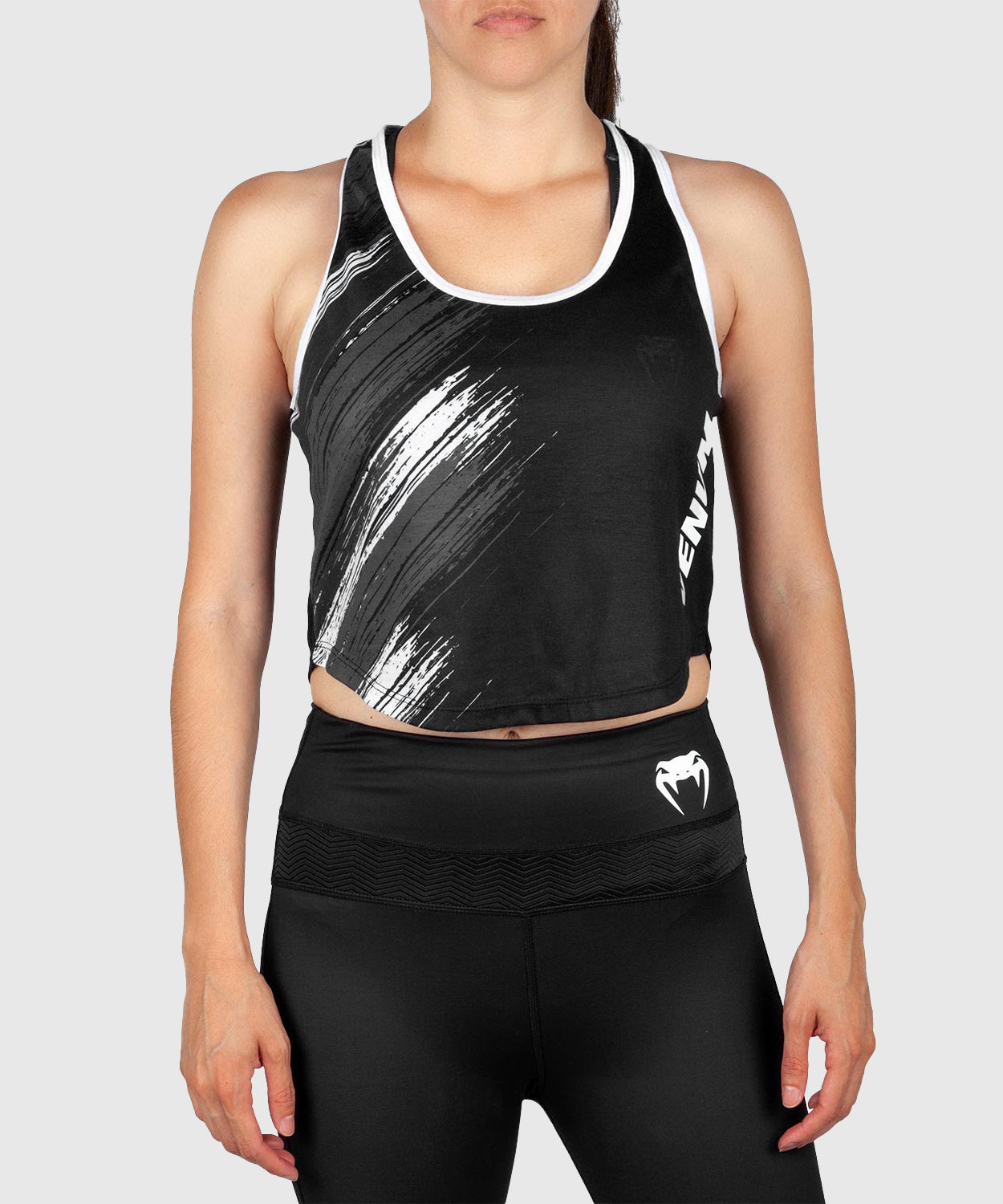 Venum Rapid 2.0 Women's Short Tank - Black/White