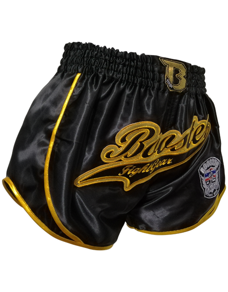 Short de Boxe Booster Retro Slugger 1 - Noir/Or
