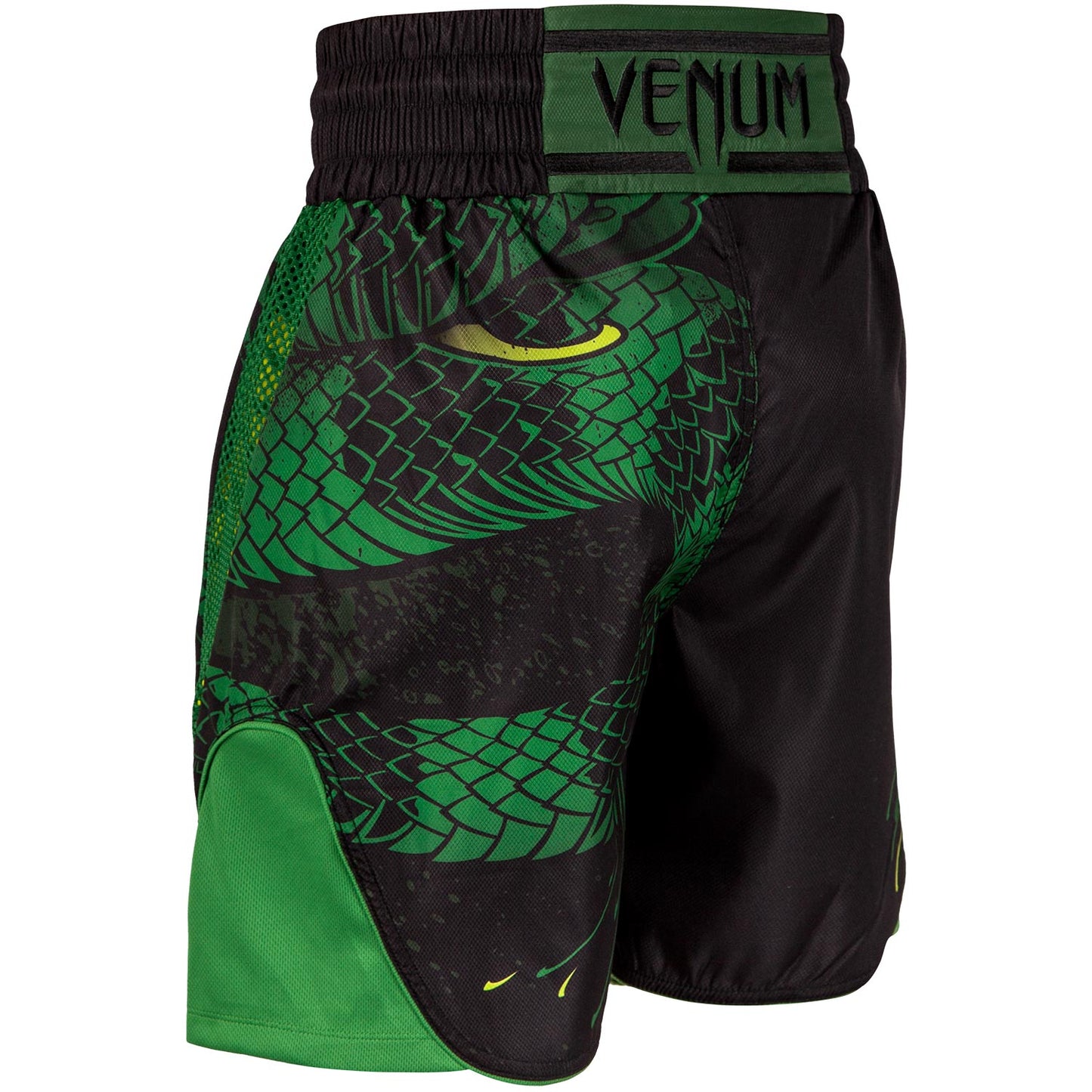 Venum Green Viper Boxing Shorts - Black/Green