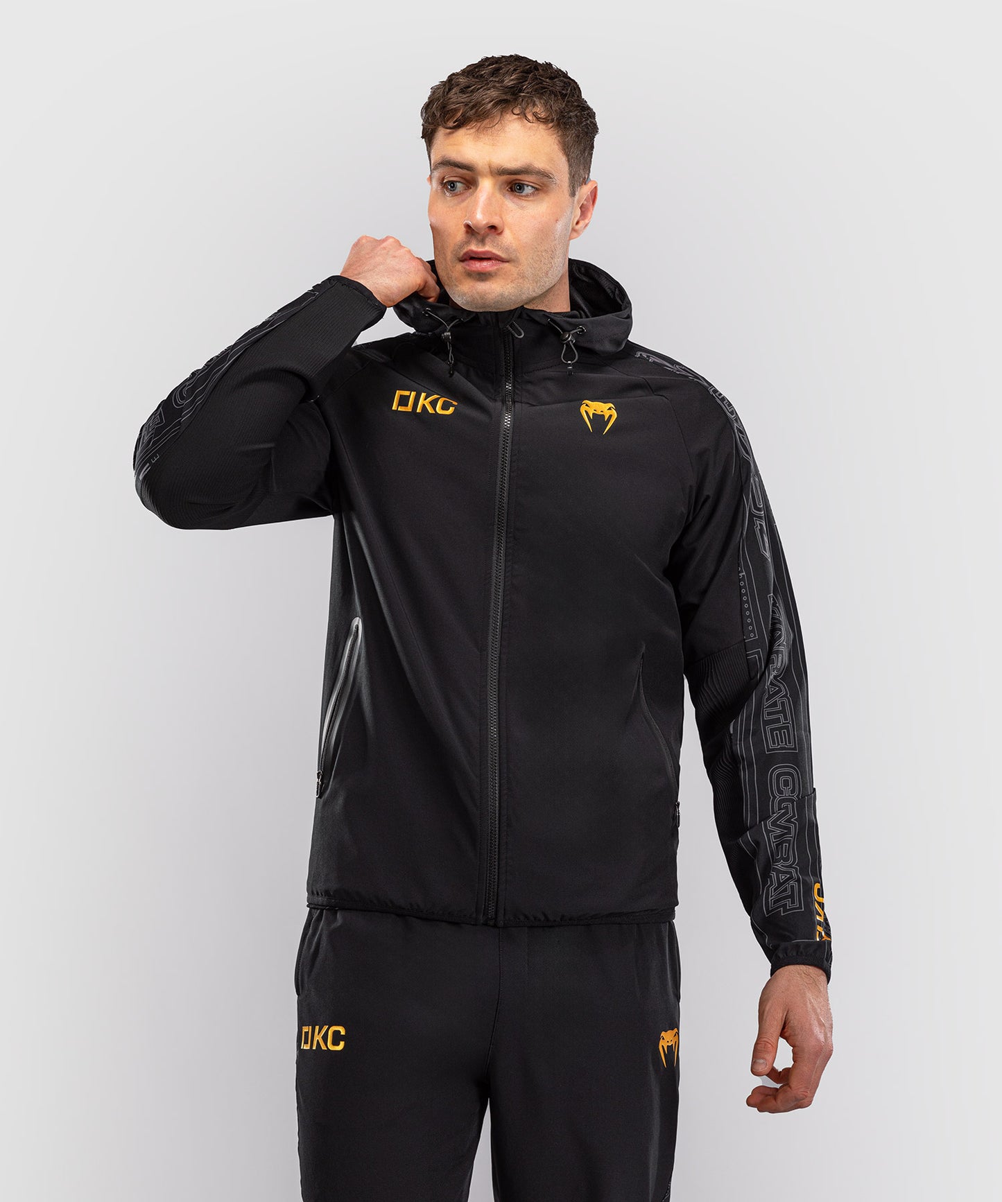 Karate Combat by Venum Trainingsjacke – Schwarz/Grau