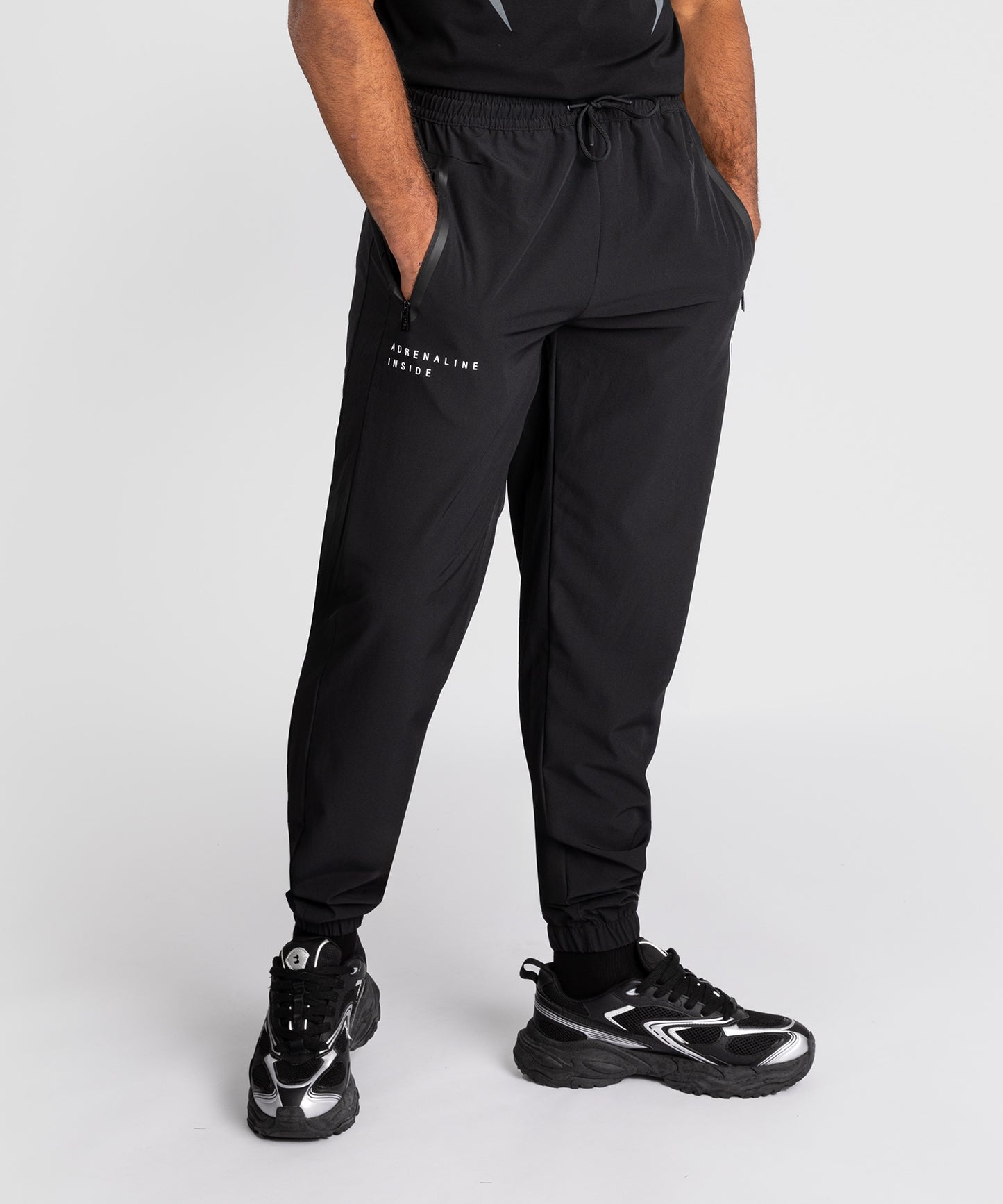 Venum Adrenaline Jogginghosen – Schwarz/Silbergrau