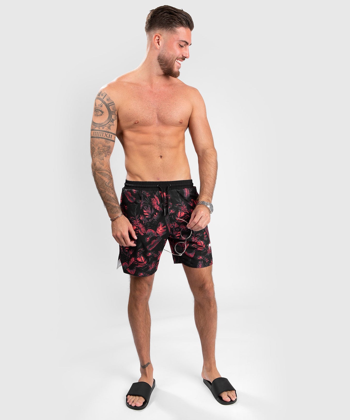 Venum Bali Jungle Badeshorts - Rot