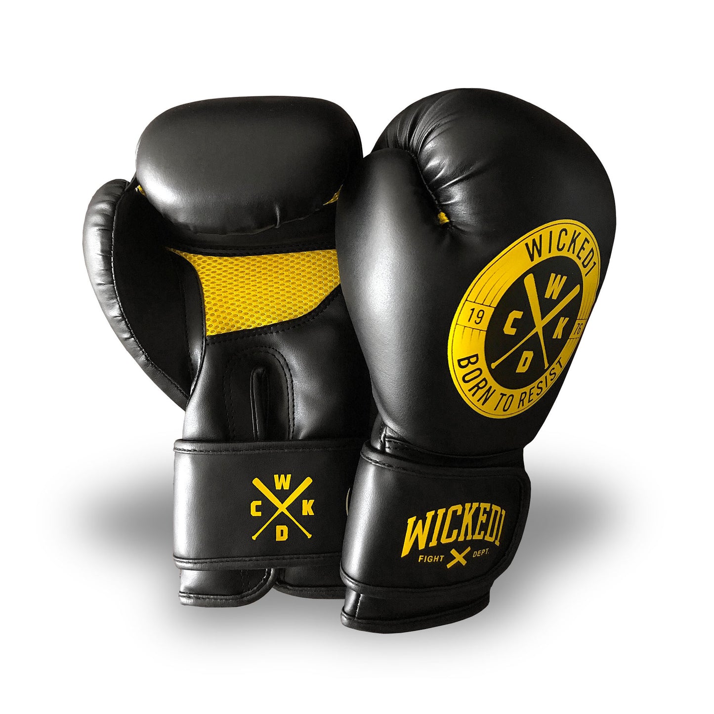 Wicked One Take Over Boxing Gloves - Black/Yellow
