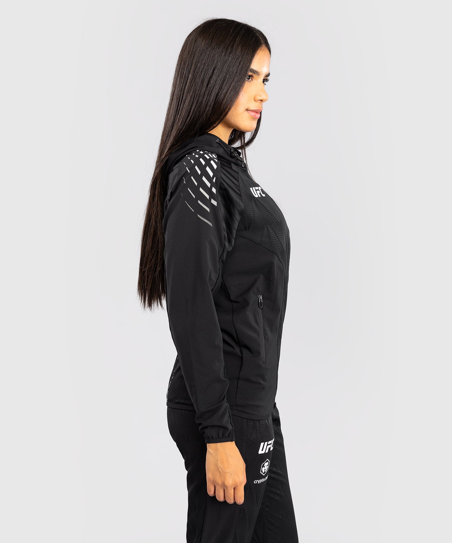 UFC Zenith by Venum Authentic Fight Night Kapuzenjacke Damen - Schwarz