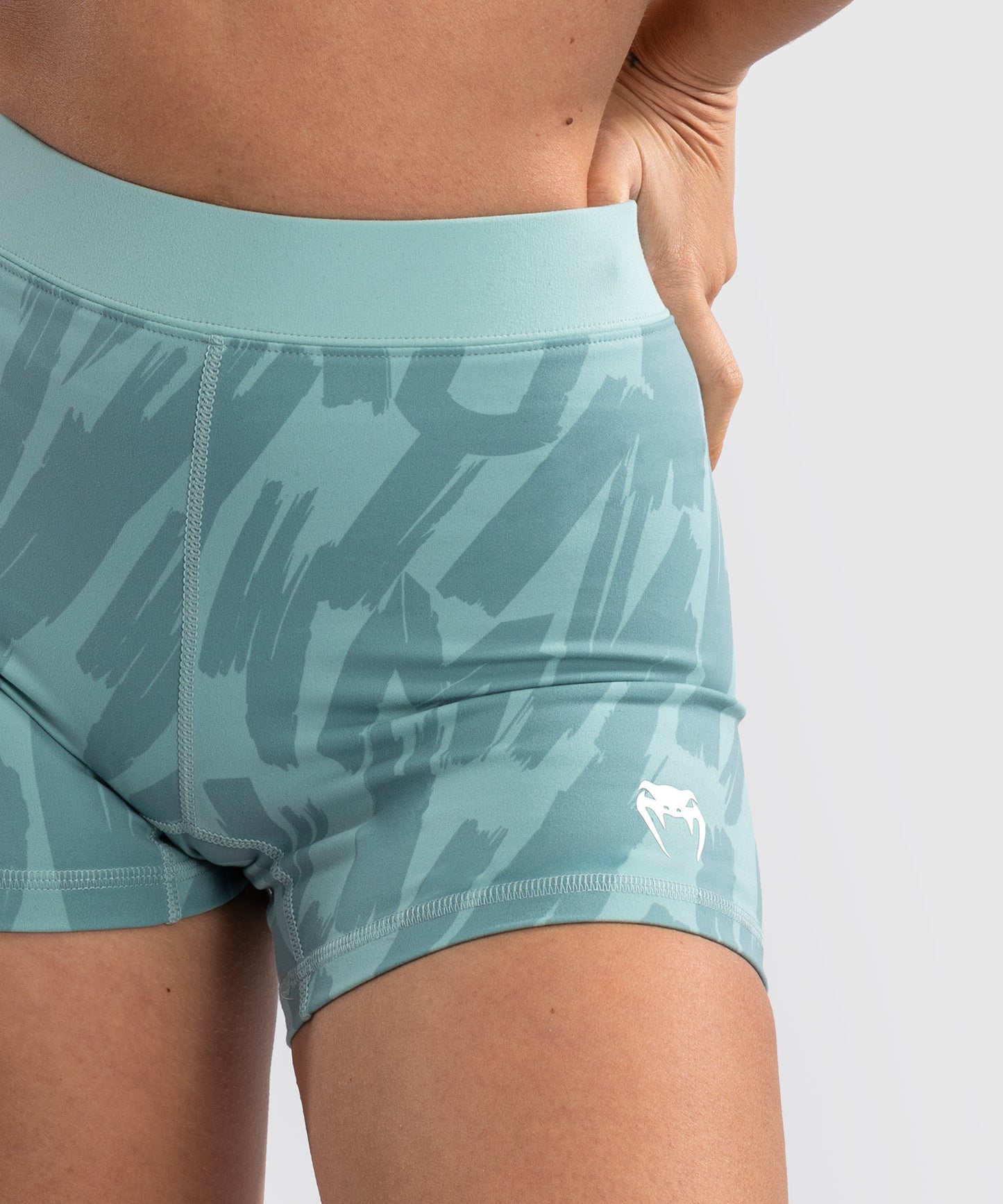Venum Graffiti Women's Compression Shorts - Aqua