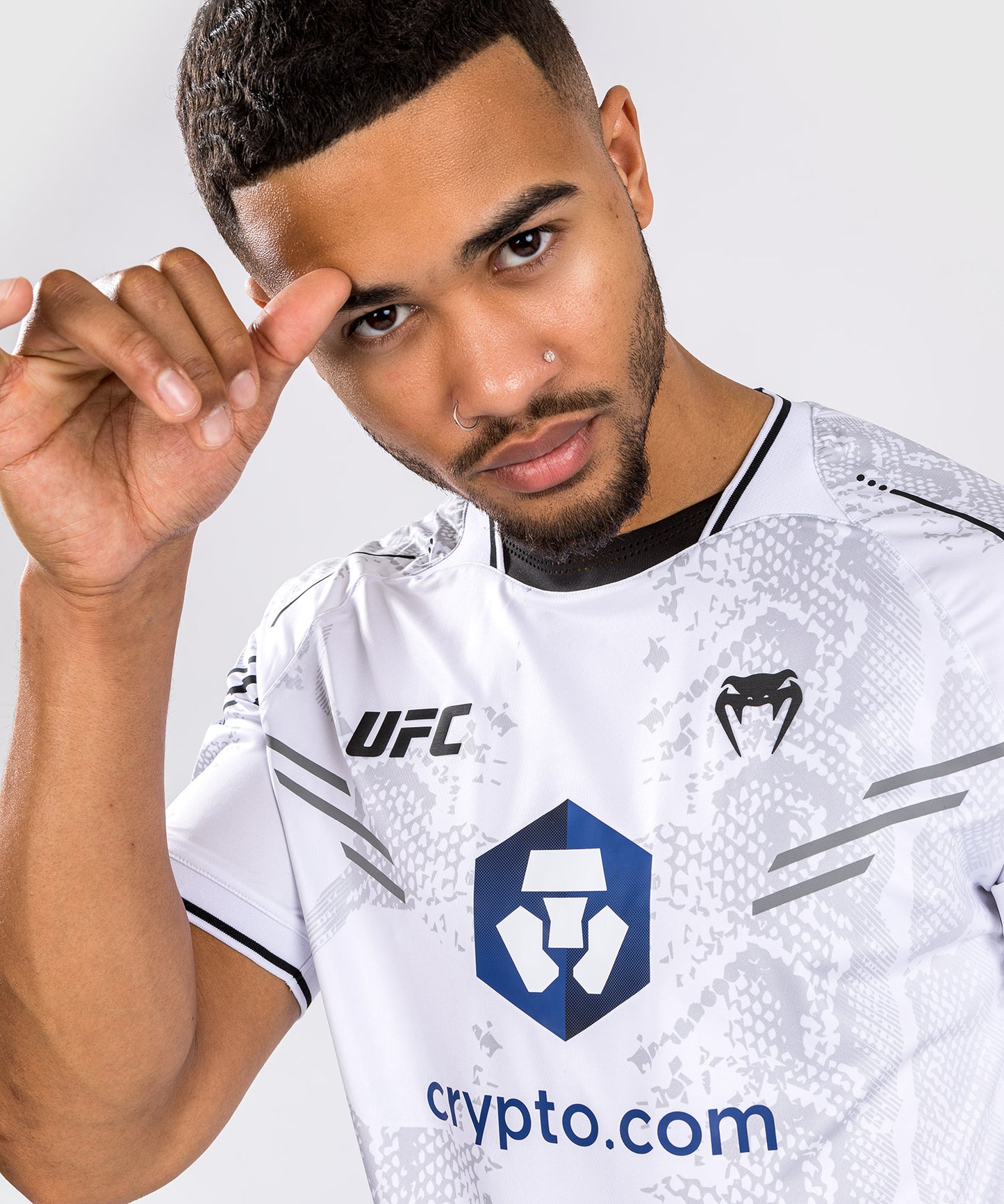 T-shirt Technique pour Hommes UFC Adrenaline by Venum Authentic Fight Night - Blanc