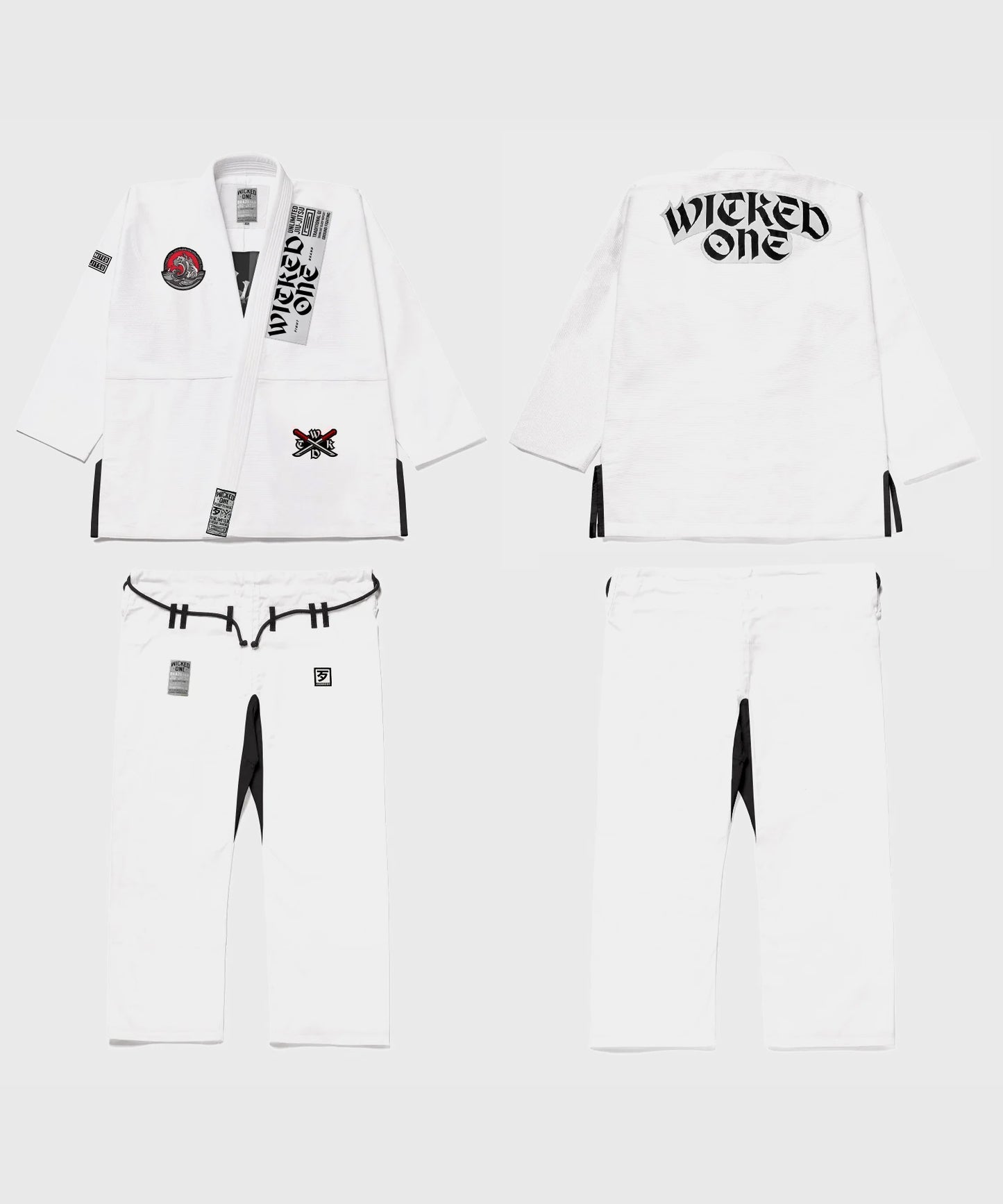 Kimono De JJB Wicked One Samurai - Blanc