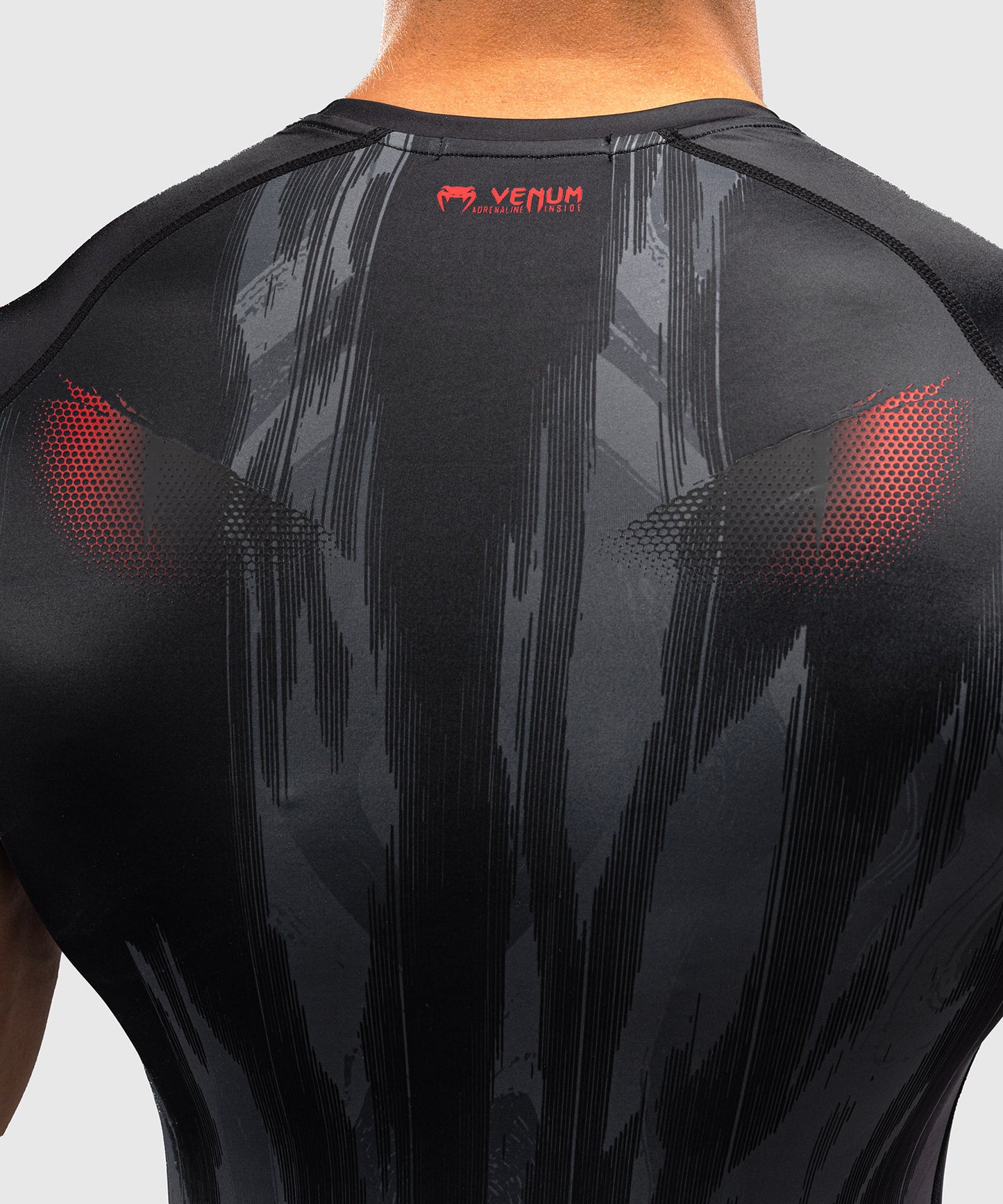Rashguard à Manches Courtes Venum Demon - Noir/Gris