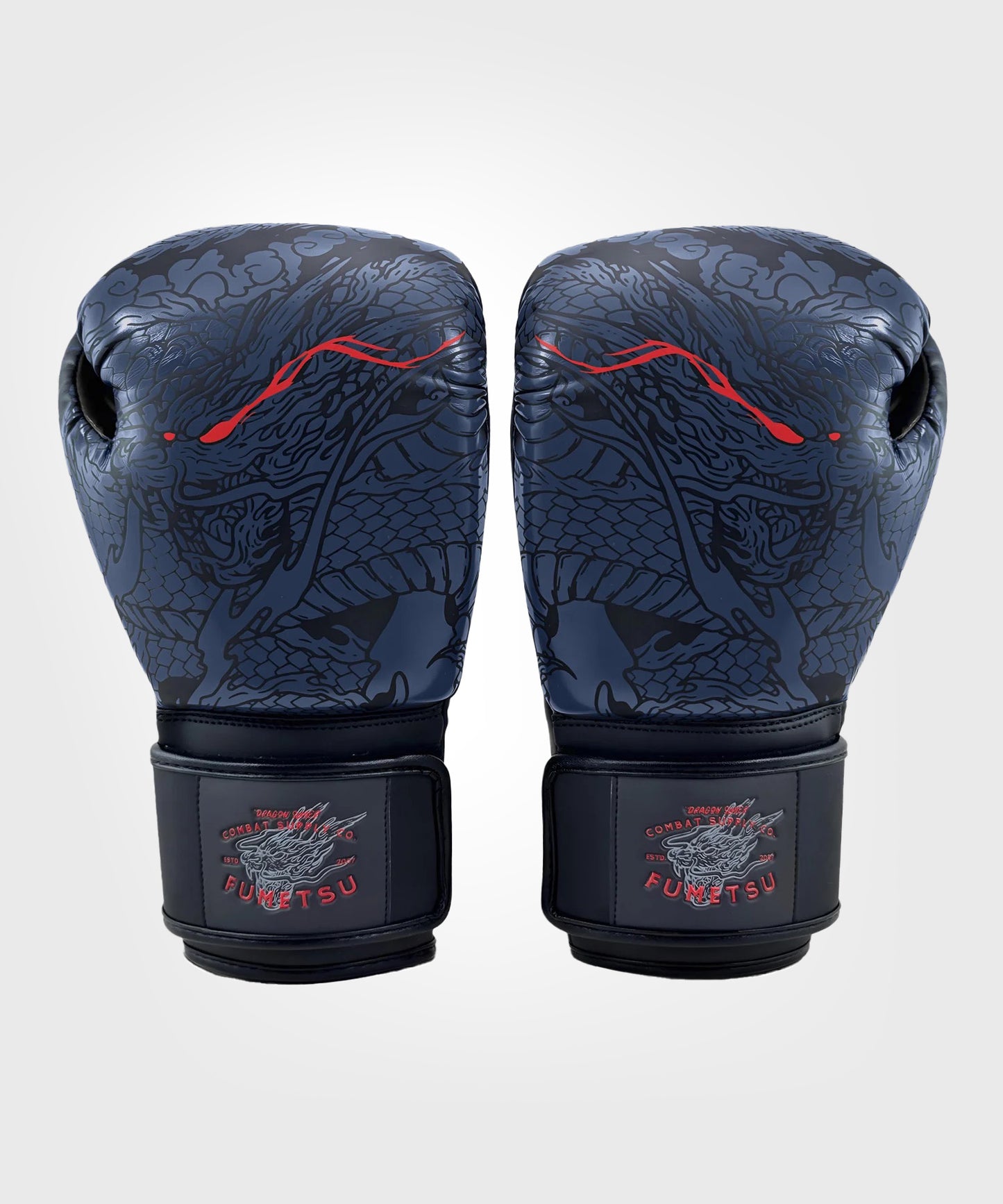 Fumetsu Dragon Slayer Boxing Gloves - Blue/Red
