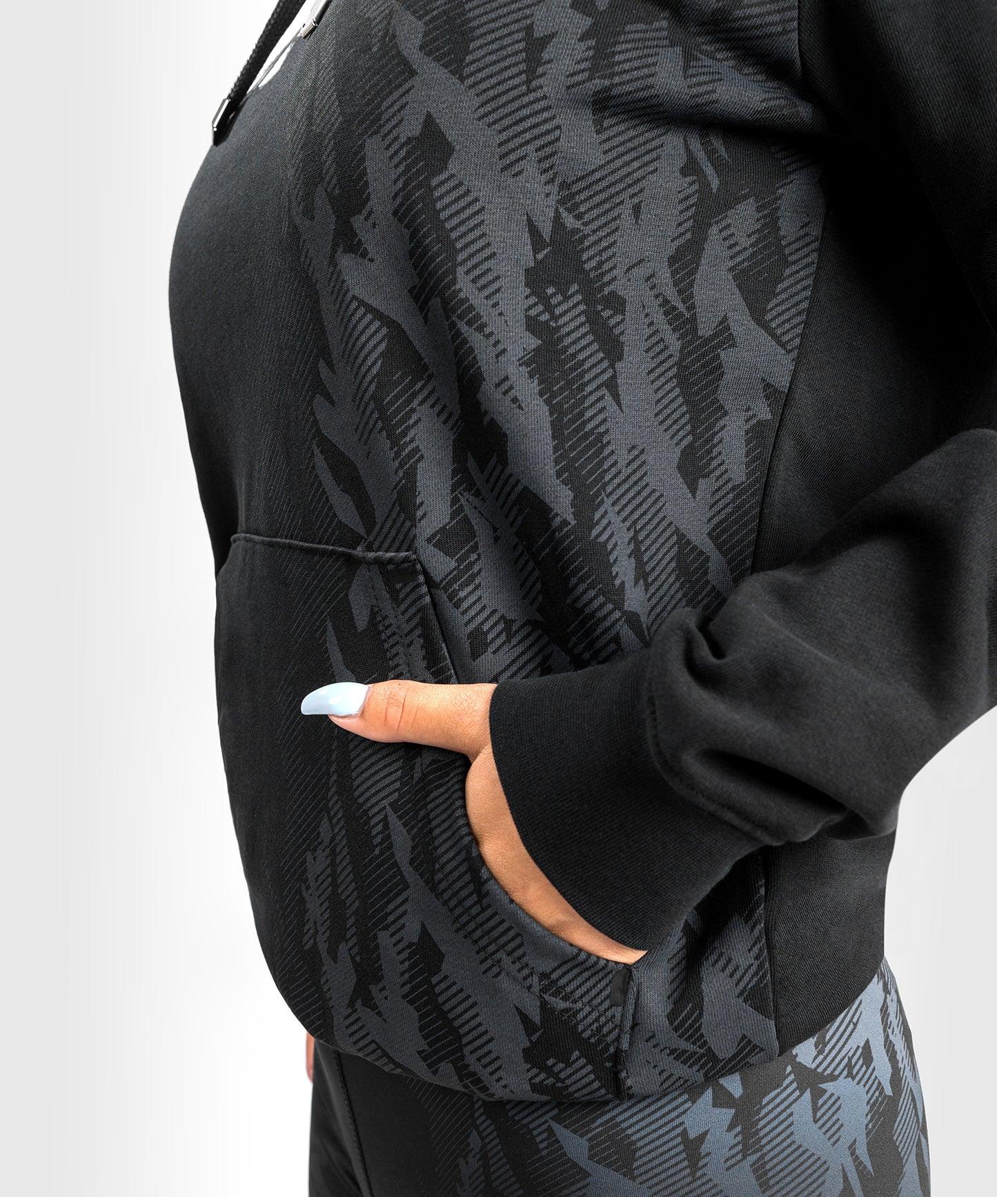 Sweatshirt à Capuche Femme UFC Venum Authentic Fight Week - Noir