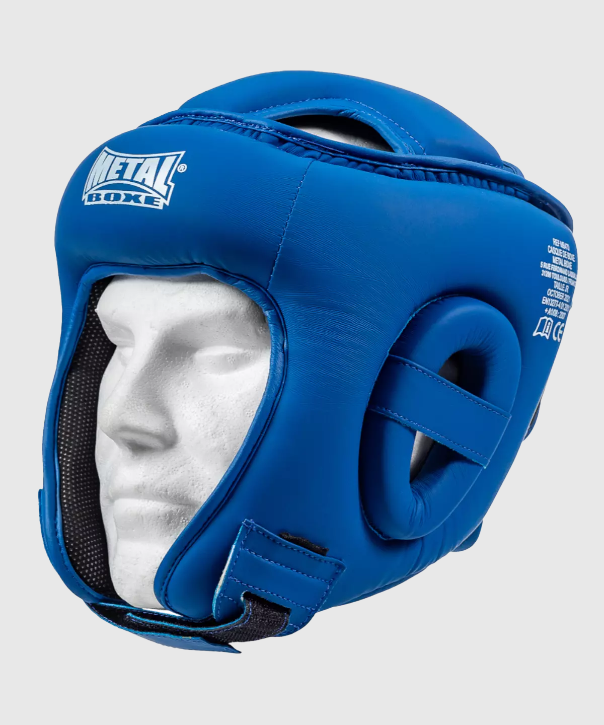 Casque de Metal Boxe Compétition - Bleu