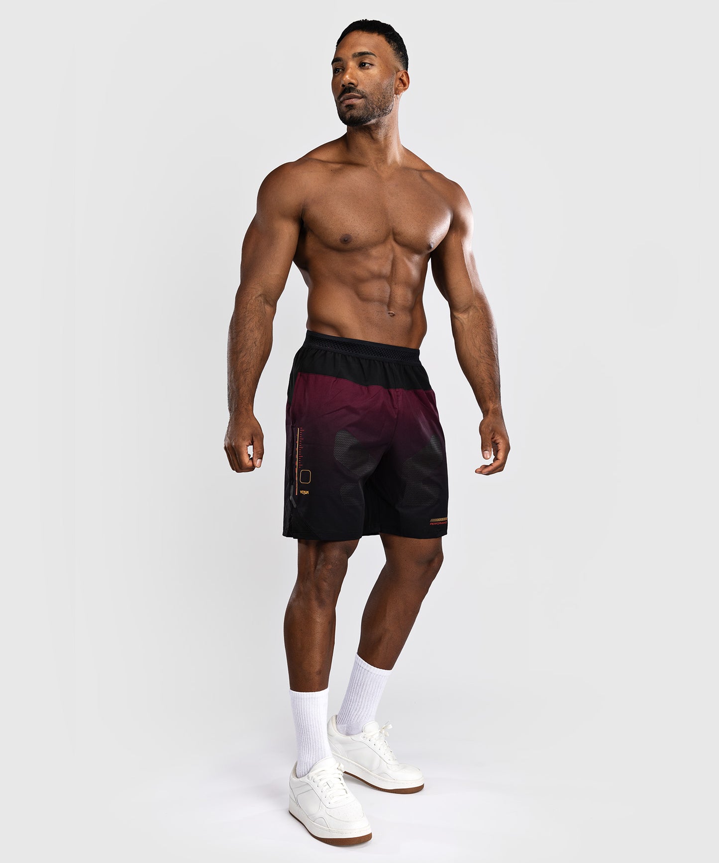 Venum Tactical XT training shorts - Black/Burgundy/Gold
