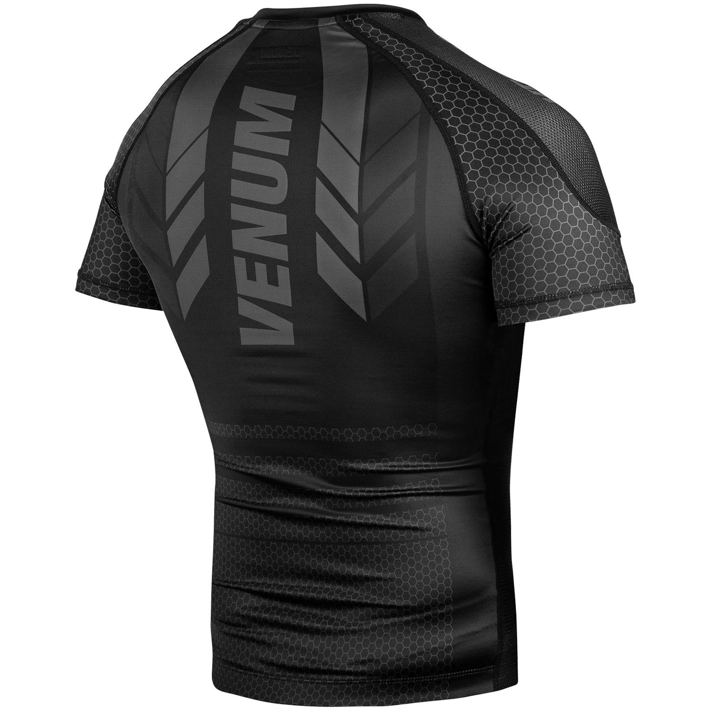 Rashguard Venum Technical 2.0 - Short Sleeve - Black/Noir