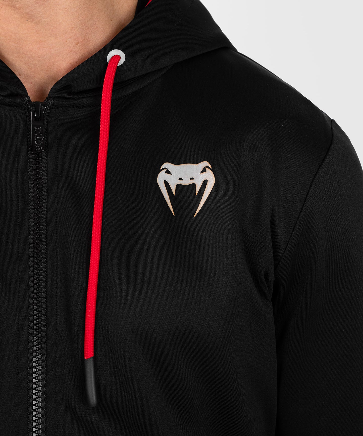 Sweatshirt à capuche UFC Venum  Performance Institute 2.0  - Noir/Rouge