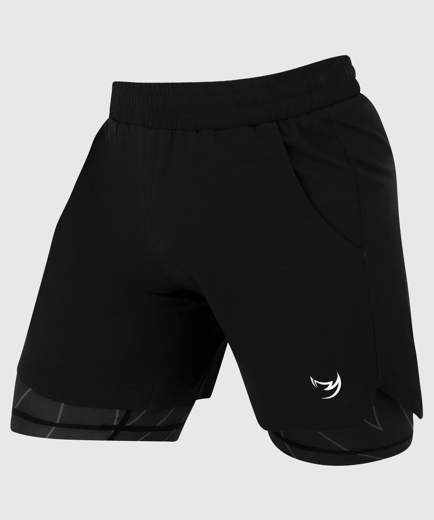 Fumetsu Entrenamiento Dual Layer Icon Fightshorts - Negro
