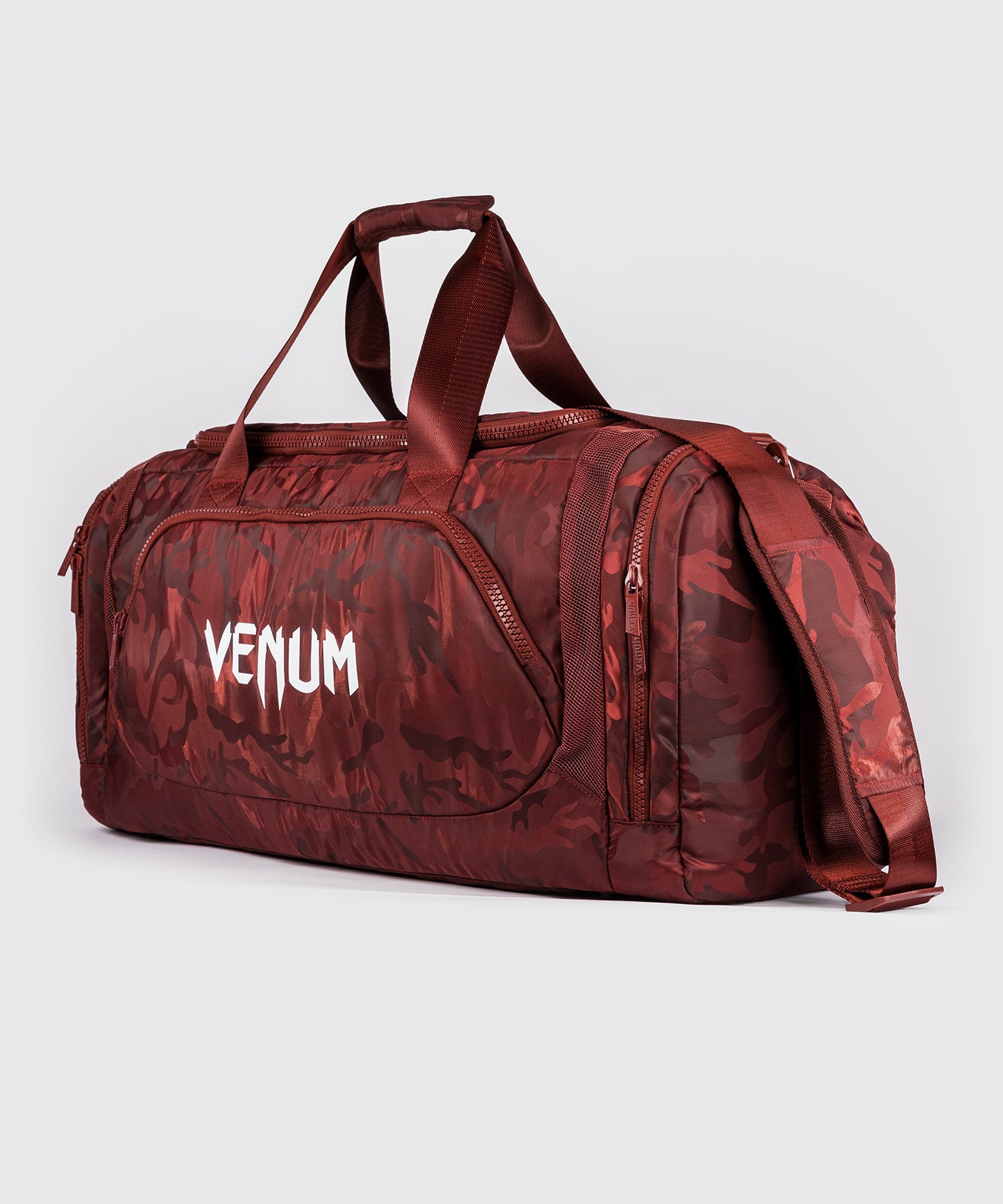 Venum Trainer Lite Sporttasche (48L) – Camouflage/Burgunder
