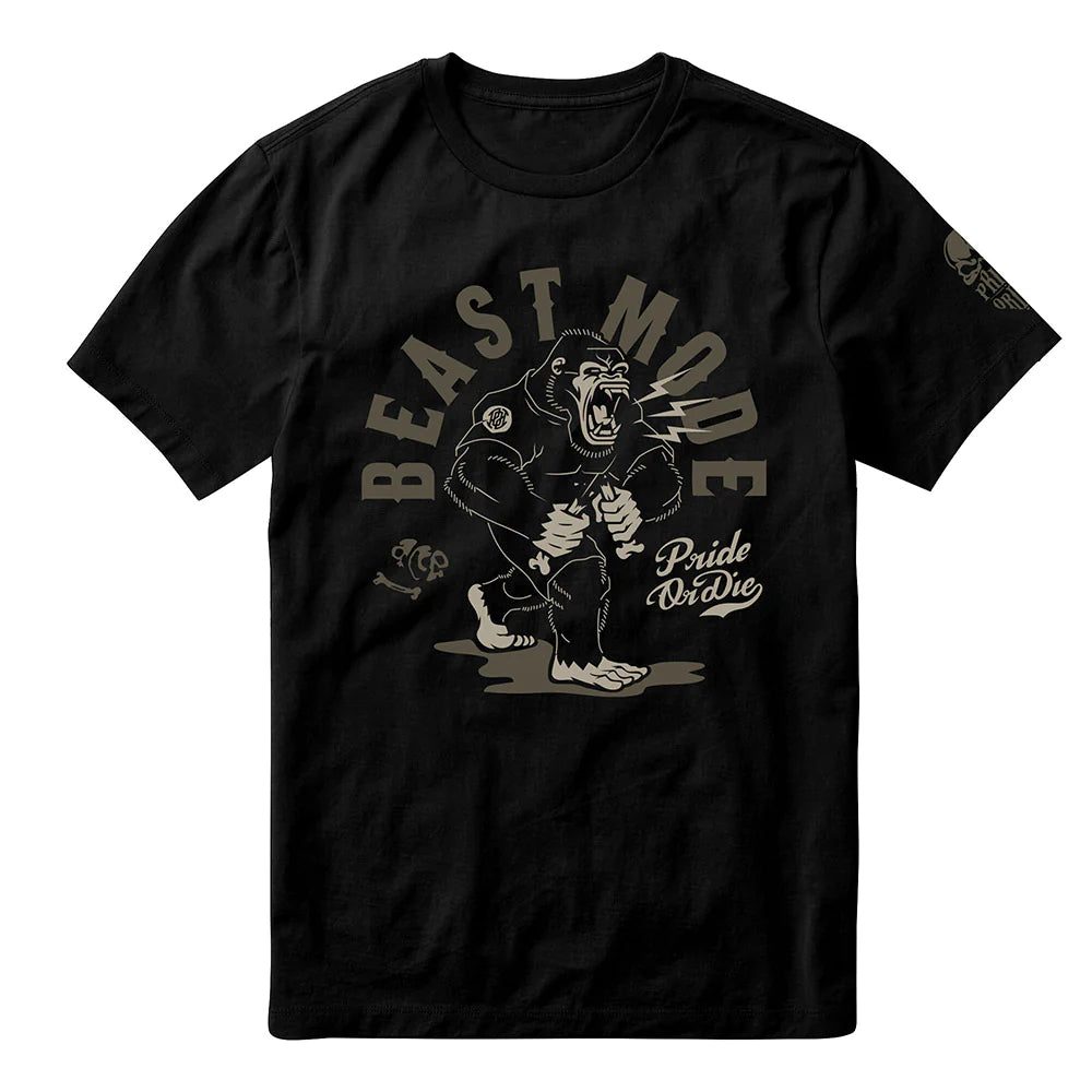 T-Shirt Pride Or Die Beast Mode V.2 - Noir